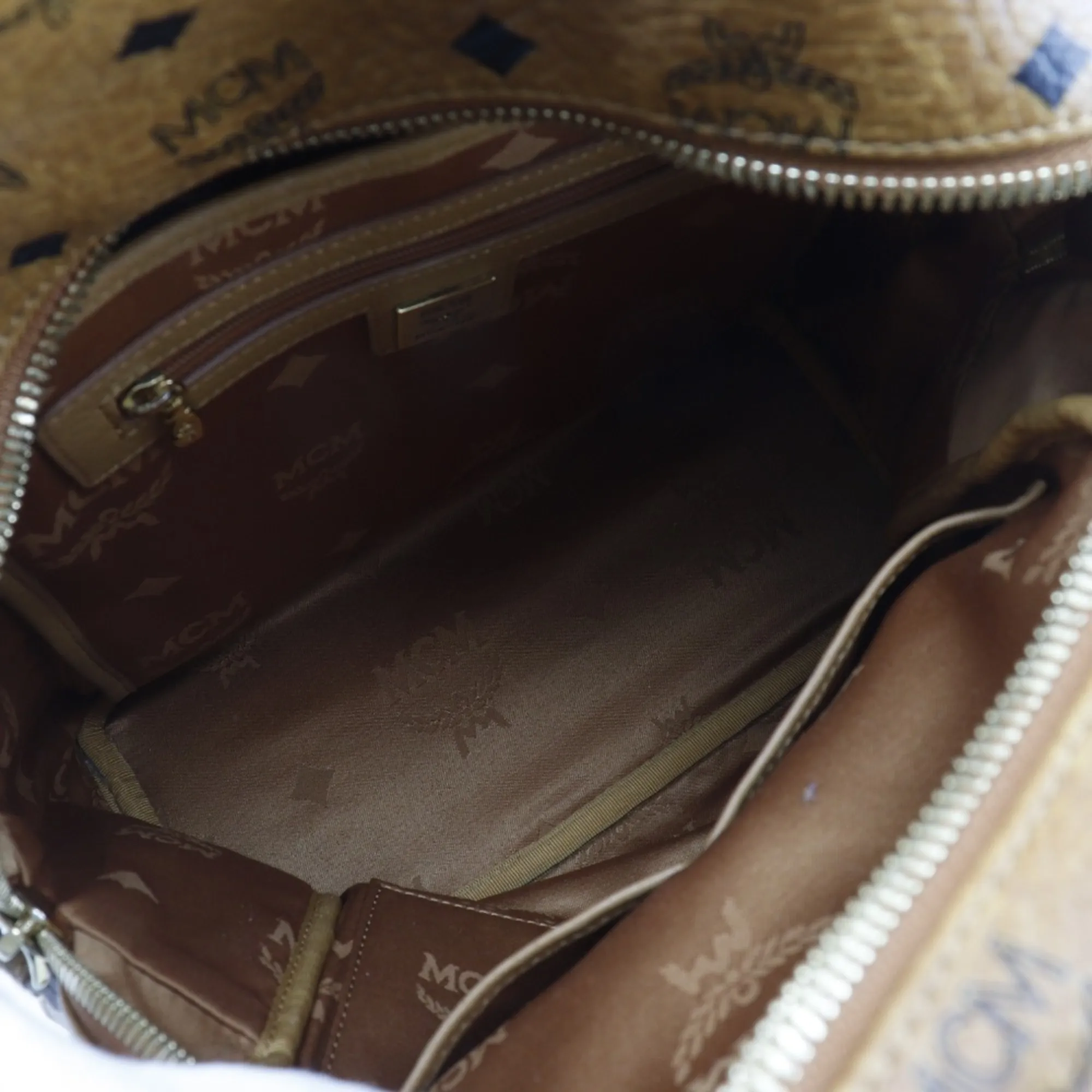 Mcm Brown Pvc Backpack (Pre-Owned) - MCM - Modalova