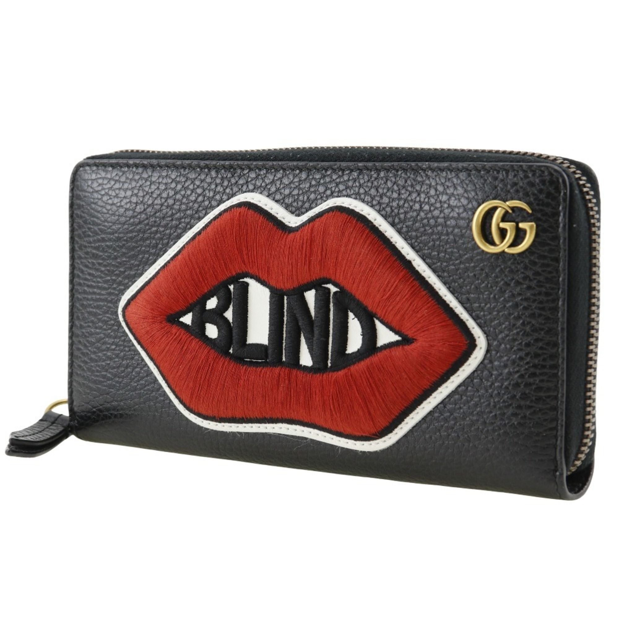 Leather Long Wallet (Bi-Fold) (Pre-Owned) - Gucci - Modalova