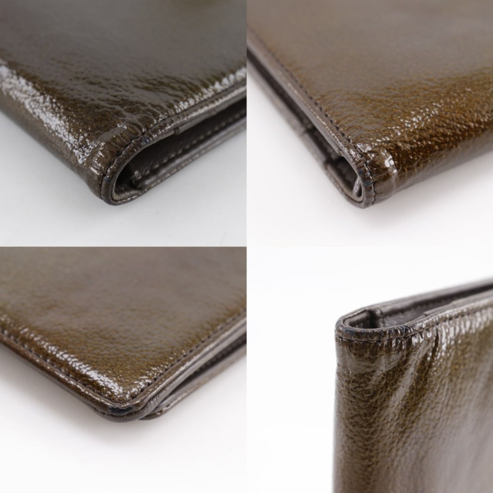 Leather Long Wallet (Bi-Fold) (Pre-Owned) - Chanel - Modalova