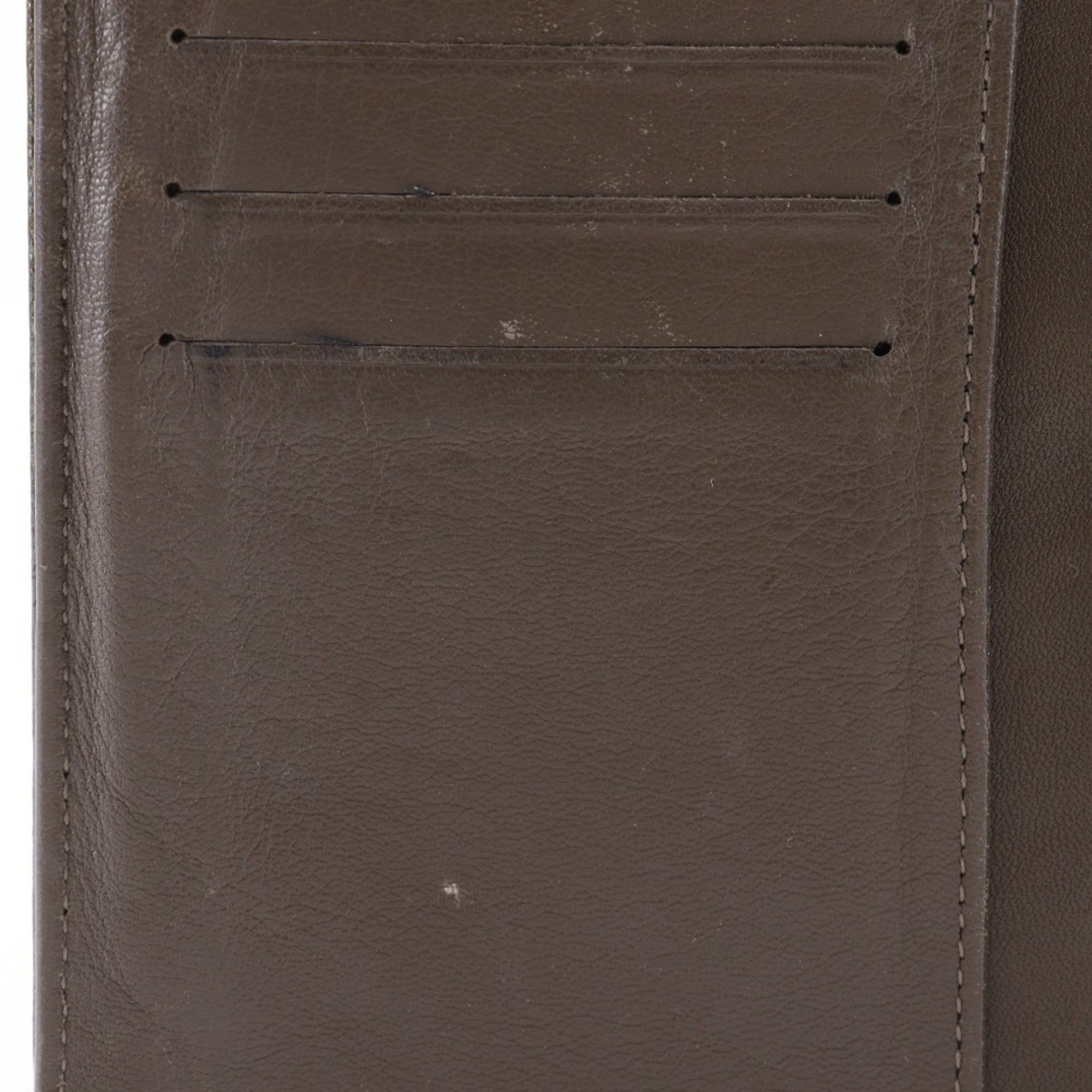 Leather Long Wallet (Bi-Fold) (Pre-Owned) - Chanel - Modalova