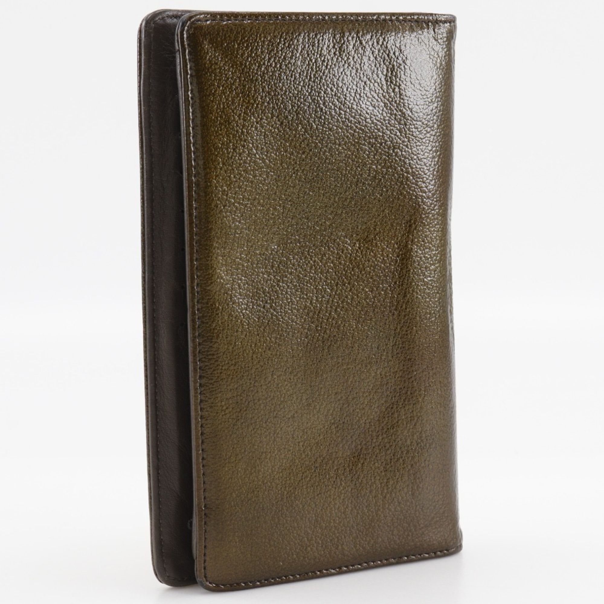 Leather Long Wallet (Bi-Fold) (Pre-Owned) - Chanel - Modalova