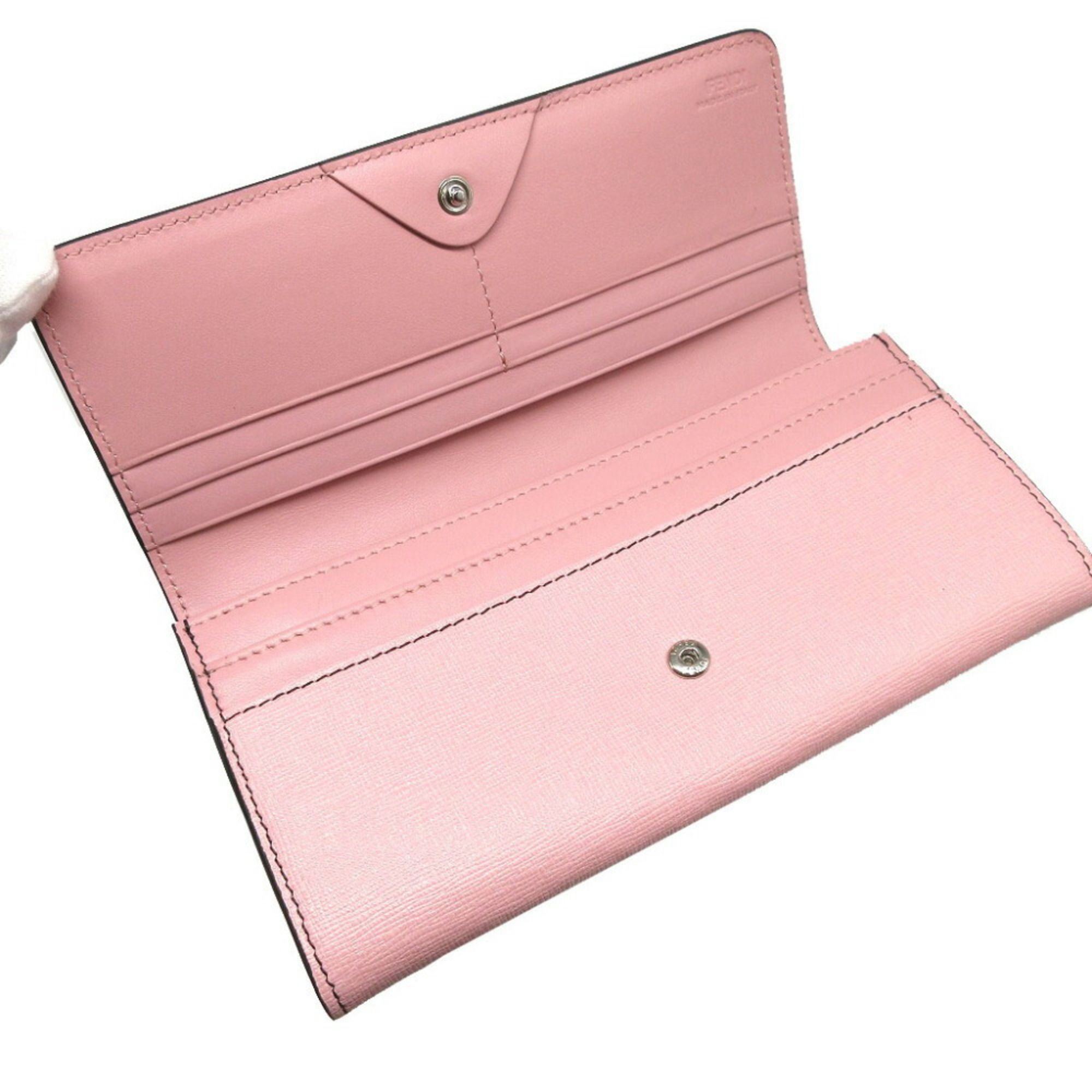 Leather Long Wallet (Bi-Fold) (Pre-Owned) - Fendi - Modalova