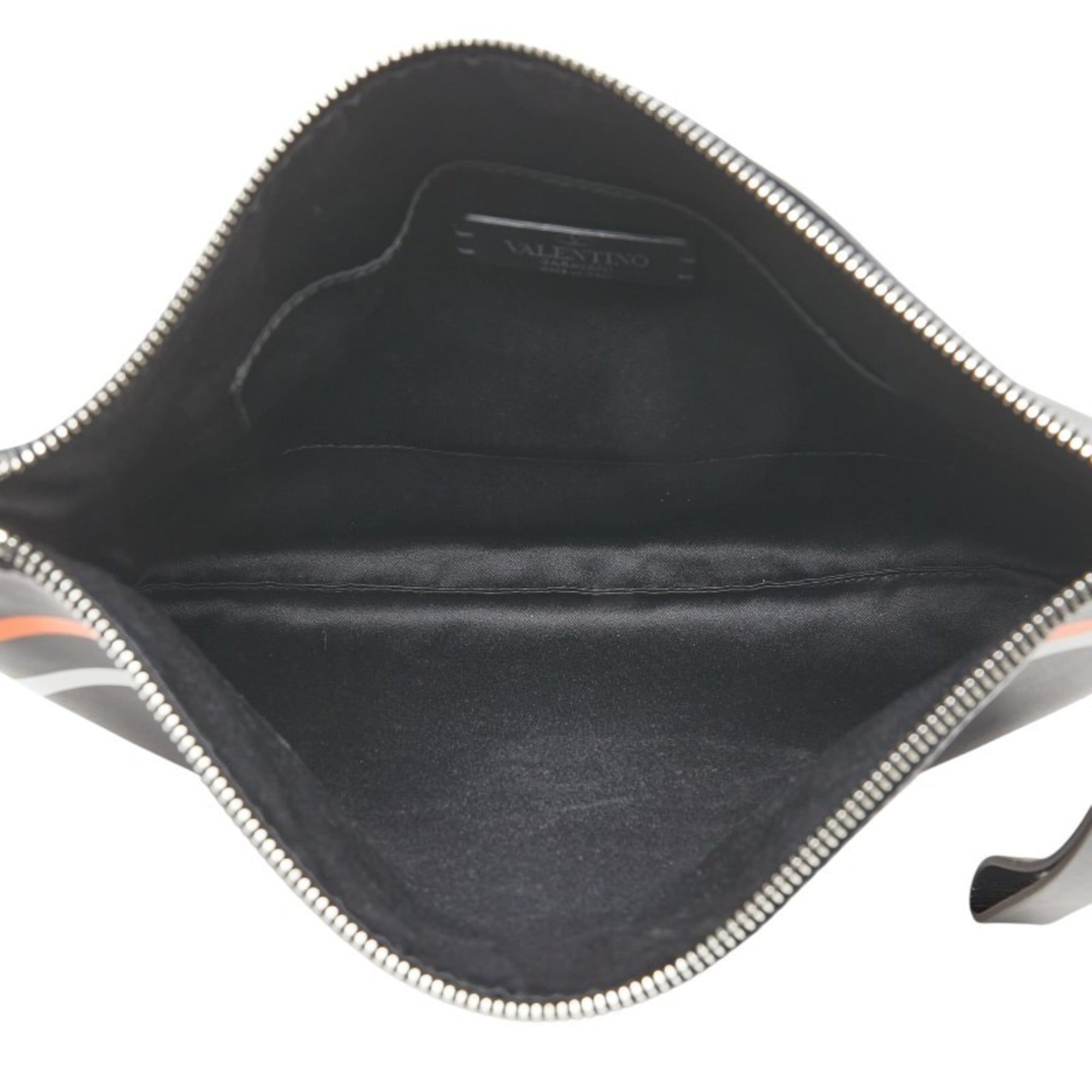 Leather Clutch Bag (Pre-Owned) - Valentino - Modalova