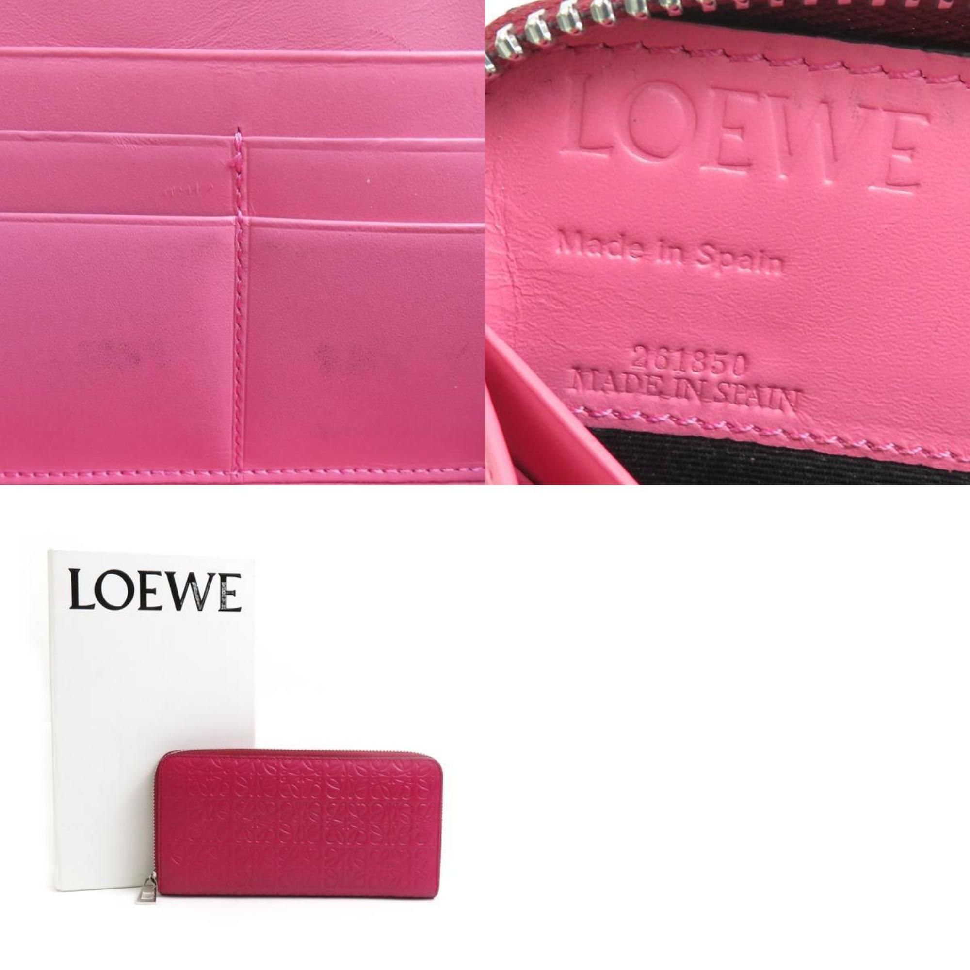 Leather Long Wallet (Bi-Fold) (Pre-Owned) - Loewe - Modalova