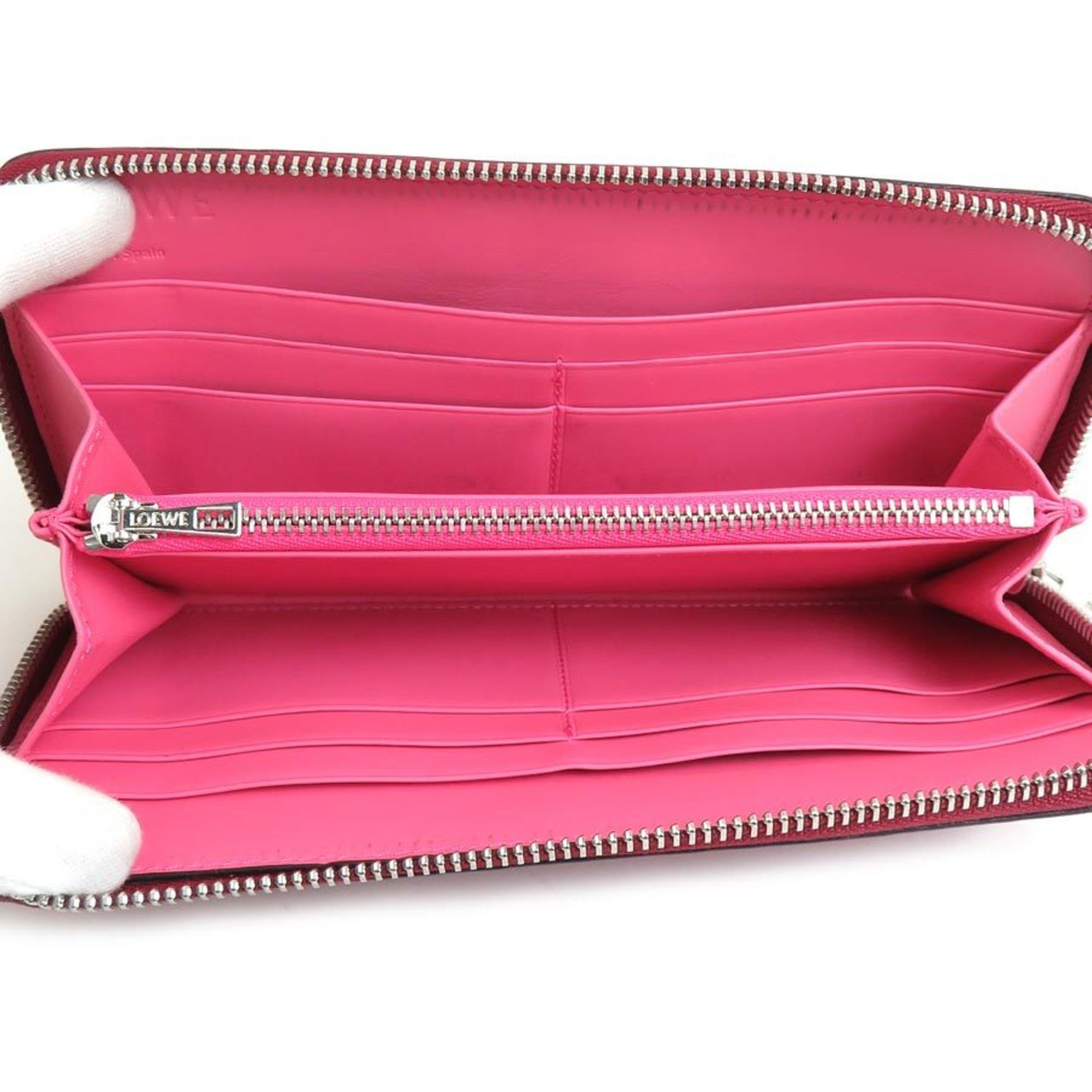 Leather Long Wallet (Bi-Fold) (Pre-Owned) - Loewe - Modalova