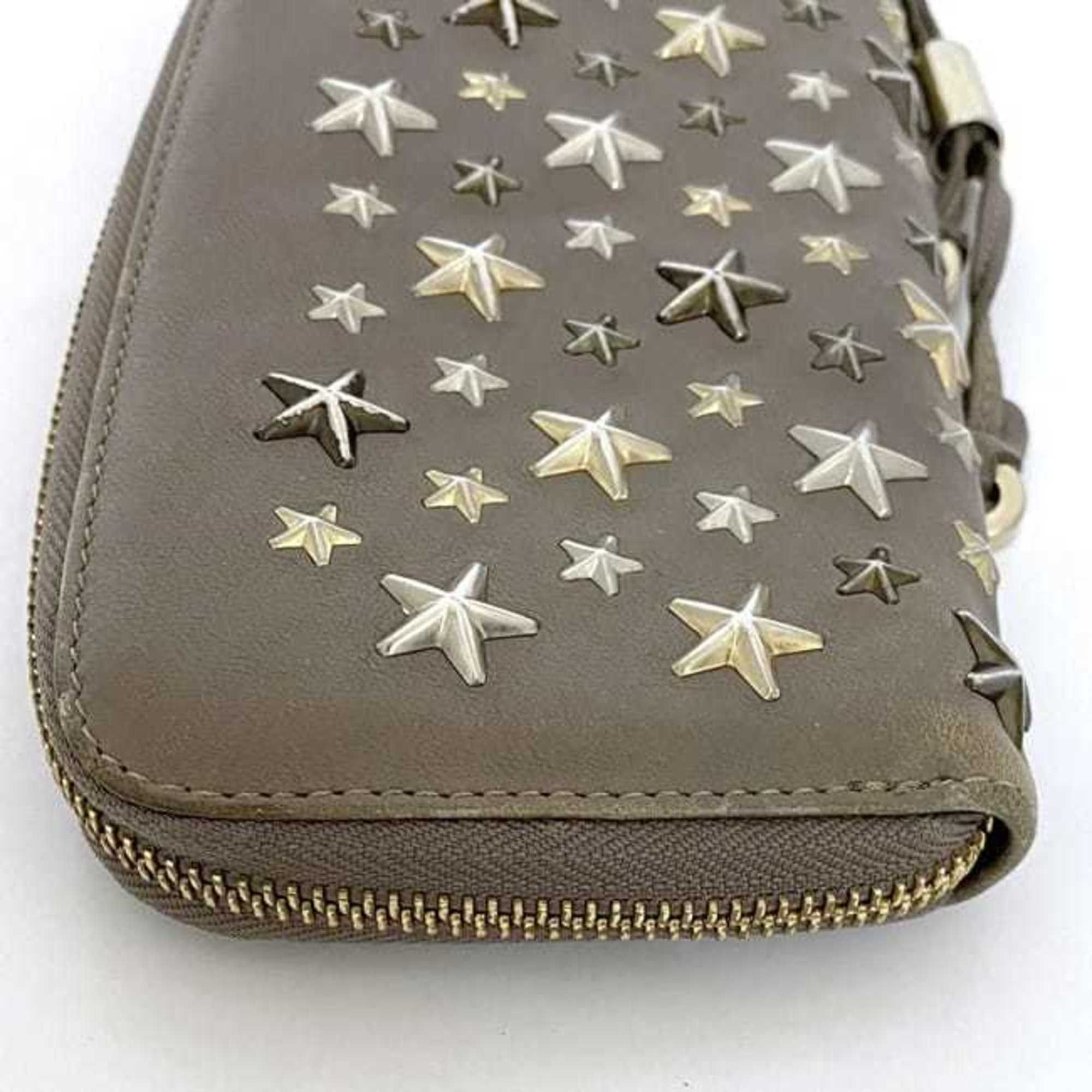 Leather Long Wallet (Bi-Fold) (Pre-Owned) - Jimmy Choo - Modalova