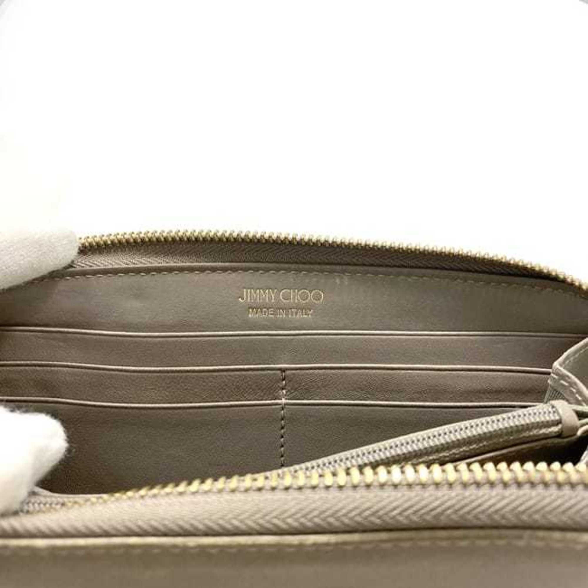 Leather Long Wallet (Bi-Fold) (Pre-Owned) - Jimmy Choo - Modalova