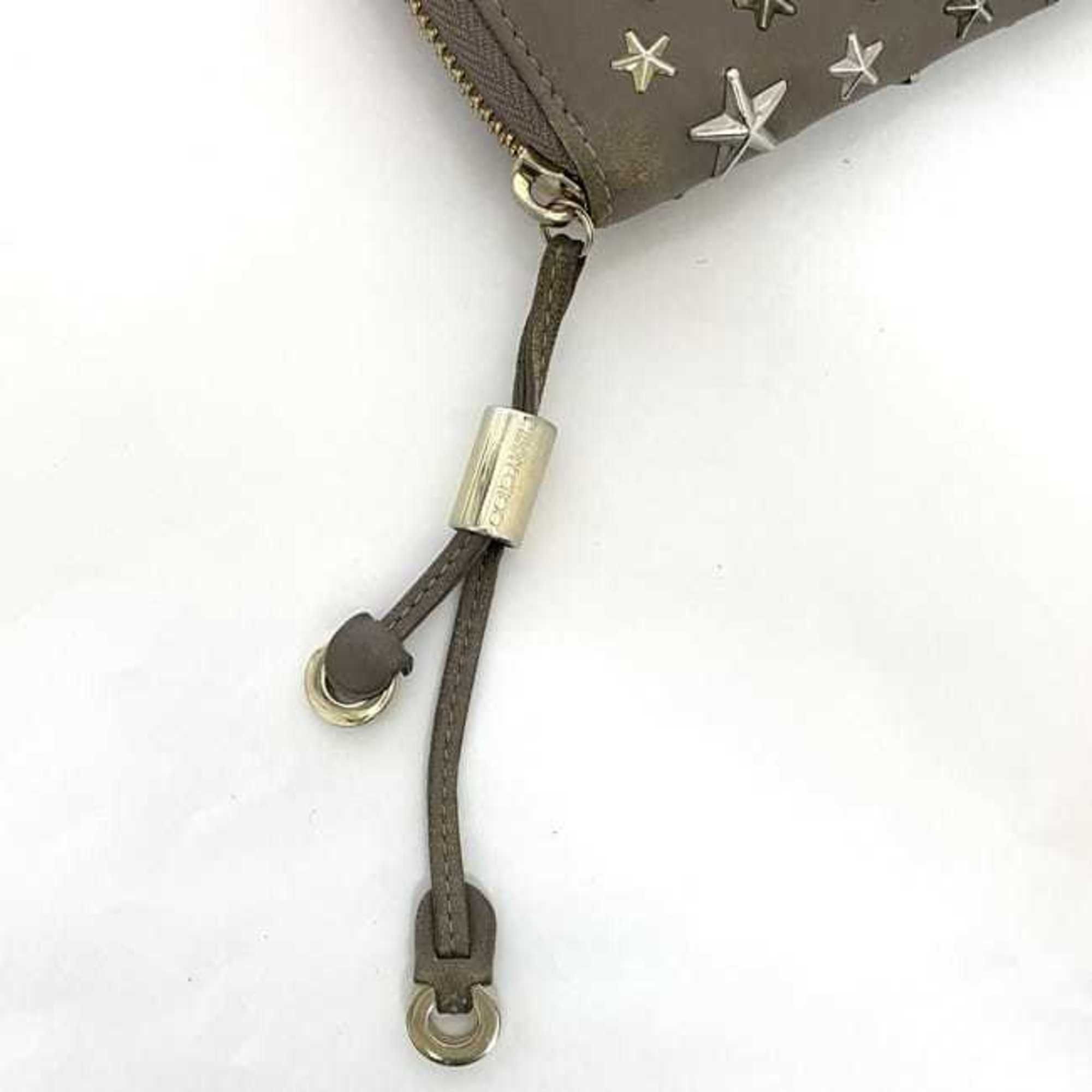 Leather Long Wallet (Bi-Fold) (Pre-Owned) - Jimmy Choo - Modalova