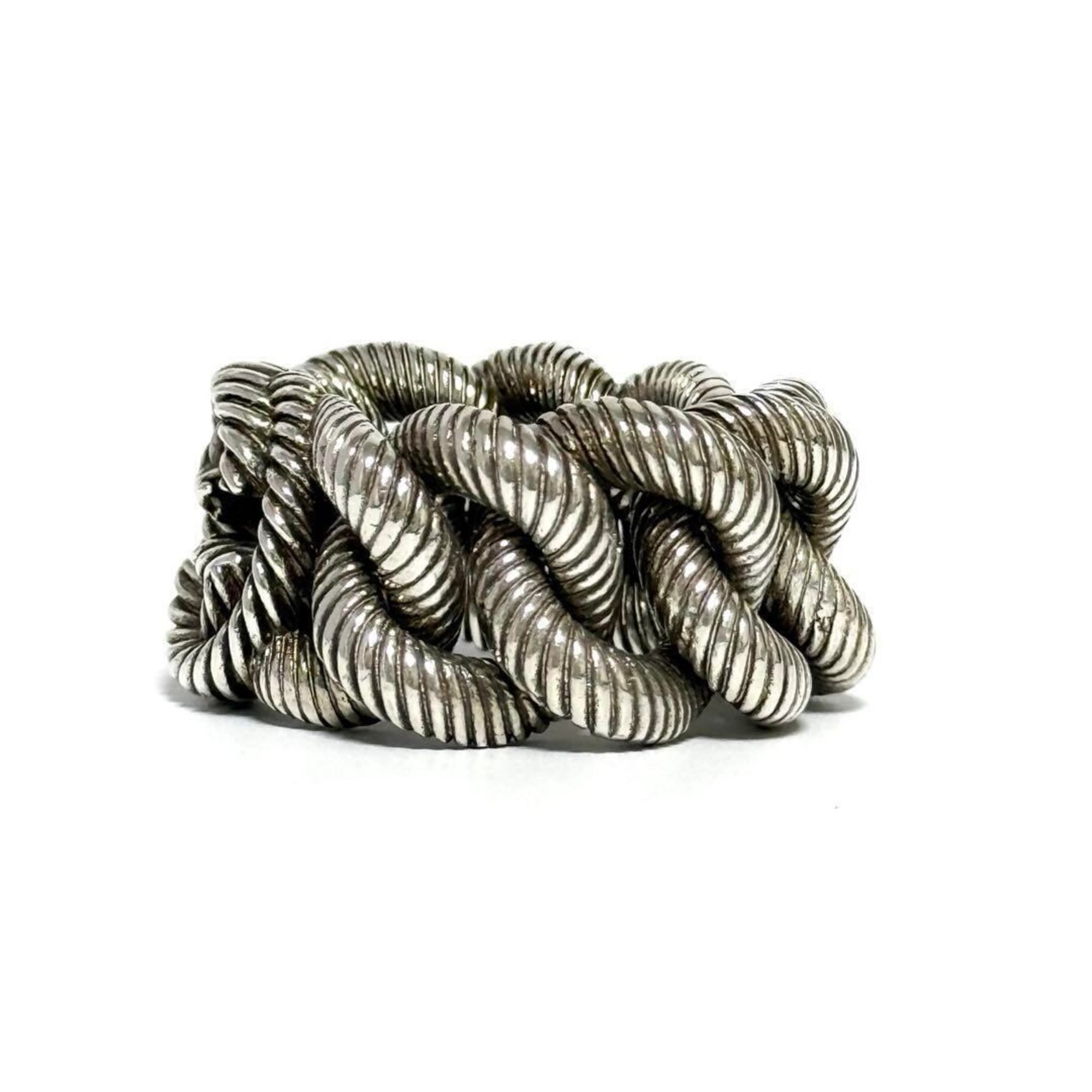 Silver 925 Band Ring (Pre-Owned) - Gucci - Modalova