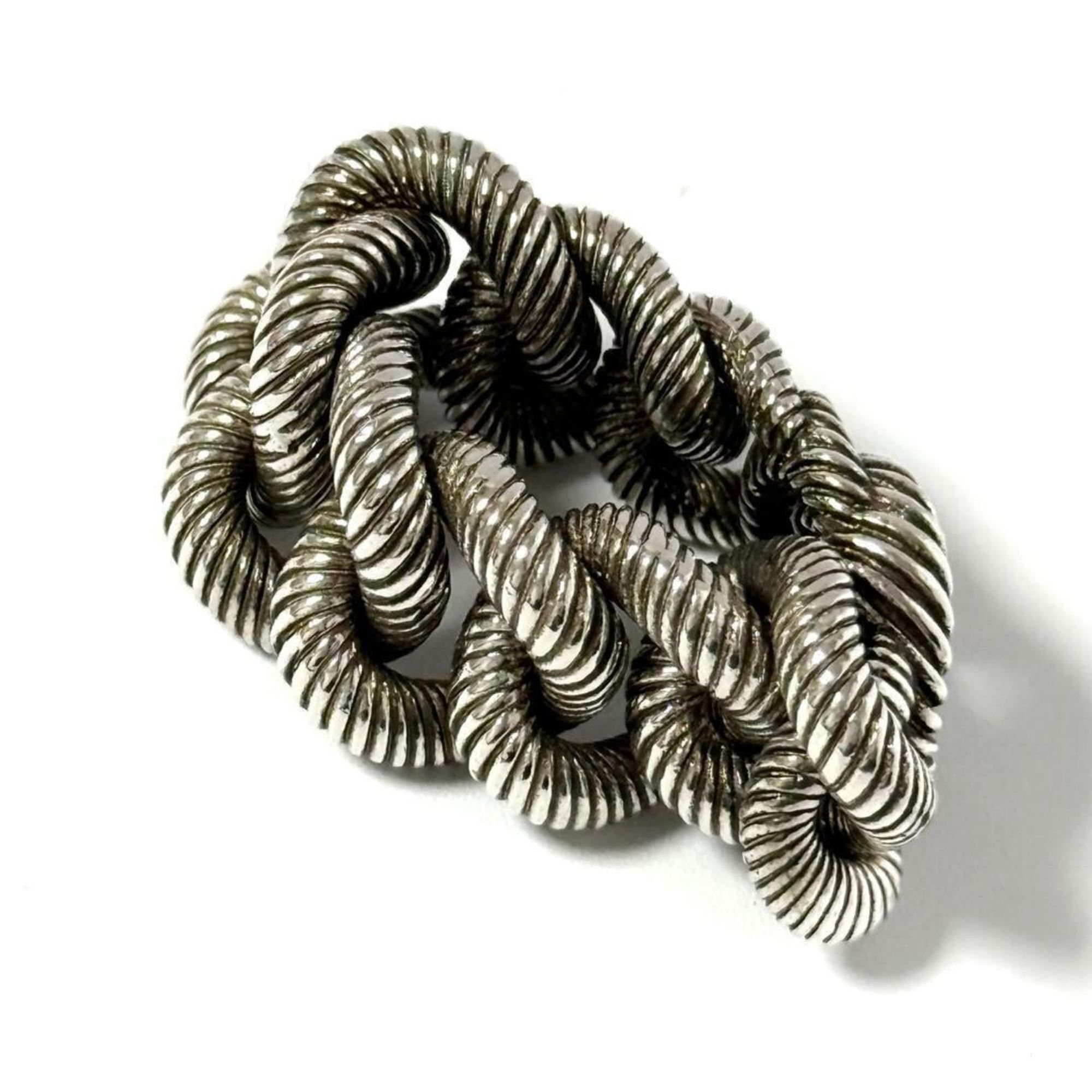 Silver 925 Band Ring (Pre-Owned) - Gucci - Modalova