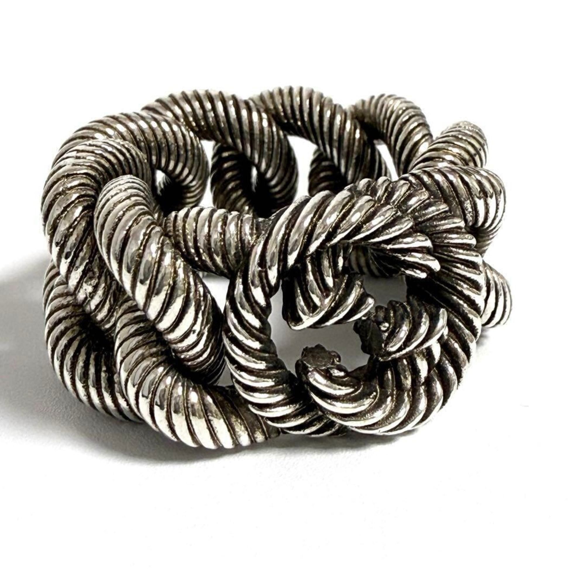 Silver 925 Band Ring (Pre-Owned) - Gucci - Modalova