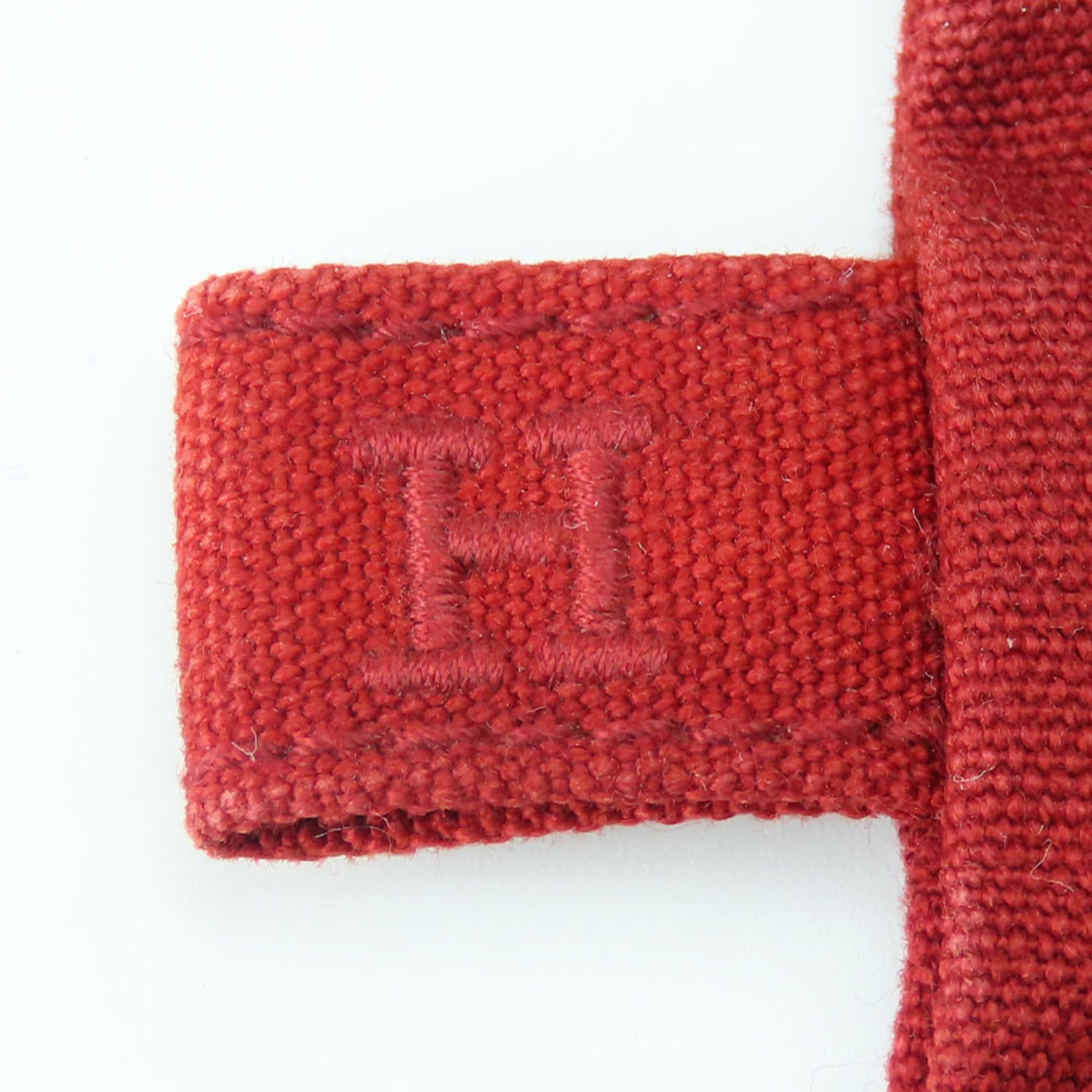 Cotton Leather Pouch (Pre-Owned) - Hermes - Modalova