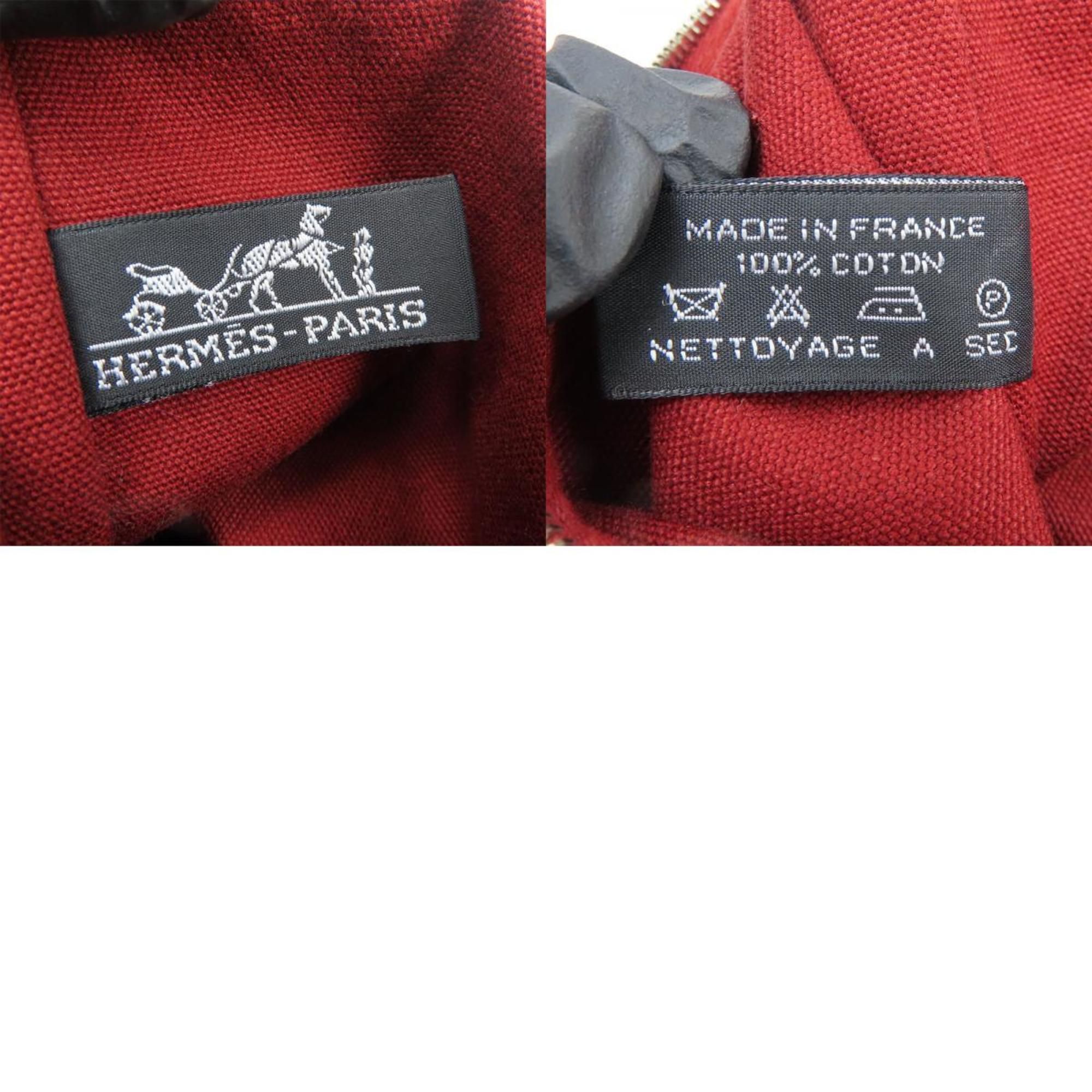 Cotton Leather Pouch (Pre-Owned) - Hermes - Modalova
