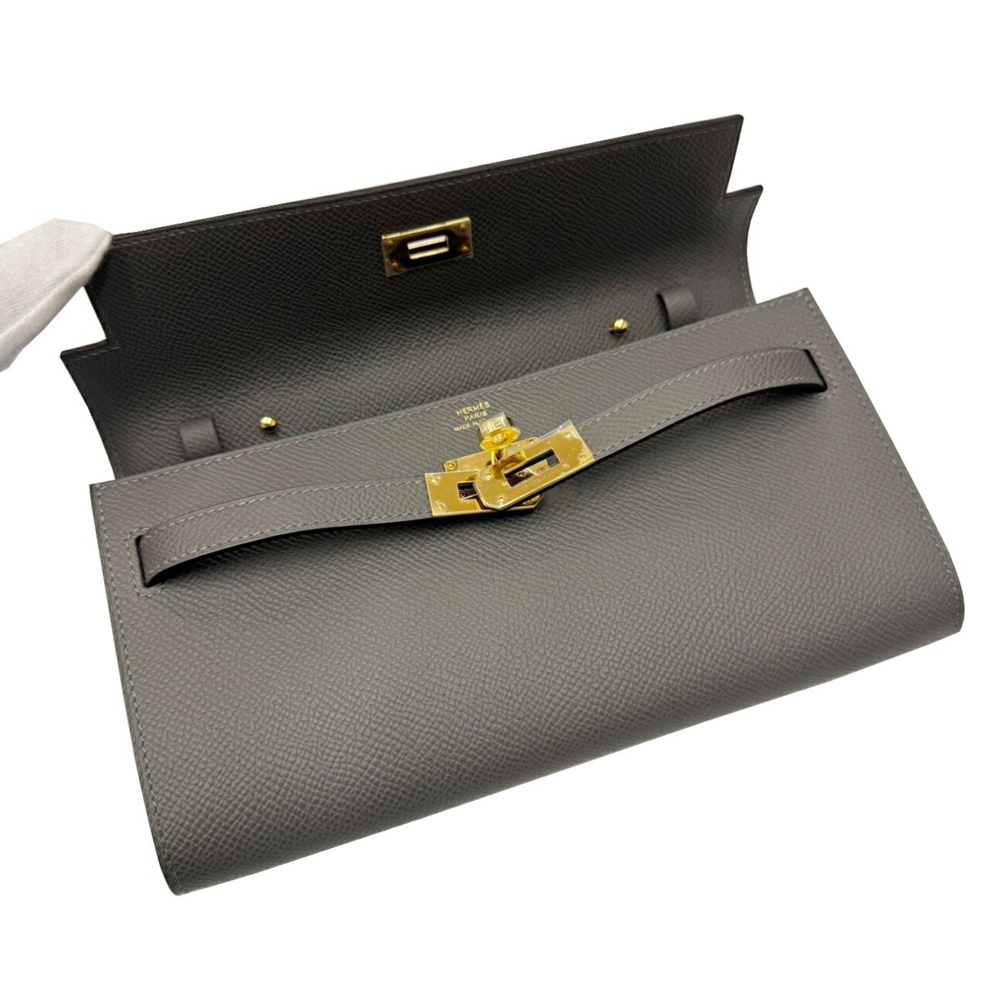 Epsom Leather Chain/Shoulder Wallet (Pre-Owned) - Hermes - Modalova
