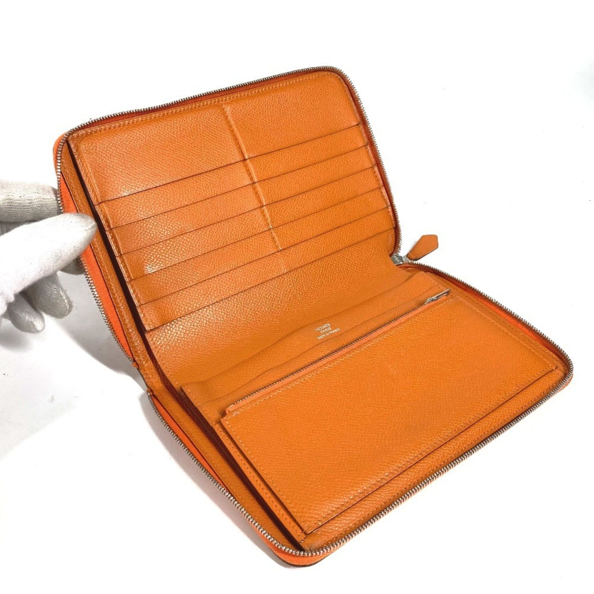 Leather Long Wallet (Bi-Fold) (Pre-Owned) - Hermes - Modalova