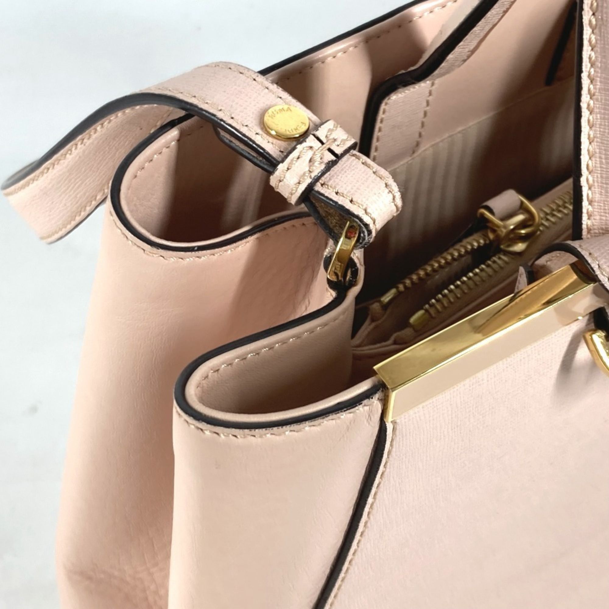 Leather Shoulder Bag Tote Bag (Pre-Owned) - Fendi - Modalova