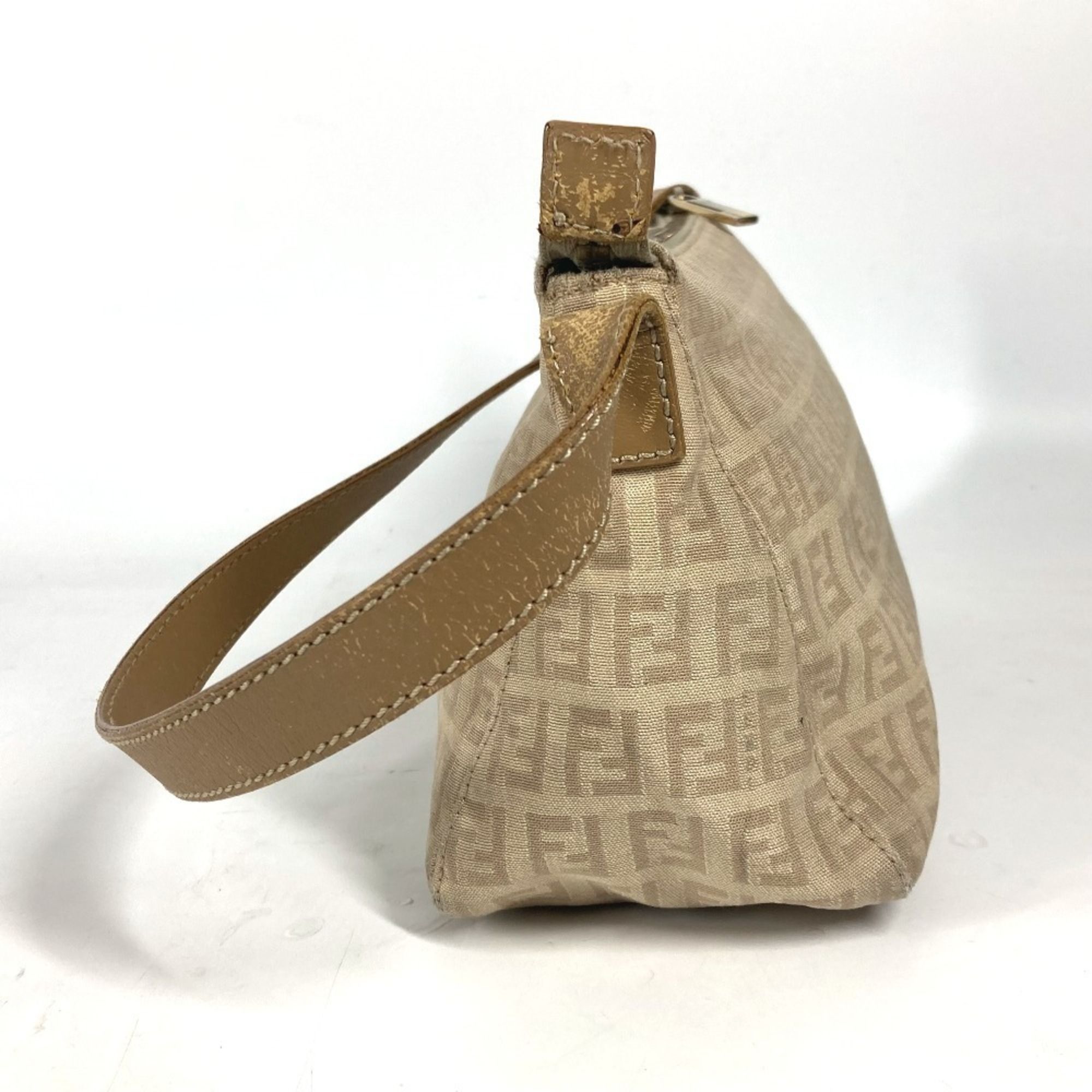 Leather Canvas Shoulder Bag (Pre-Owned) - Fendi - Modalova