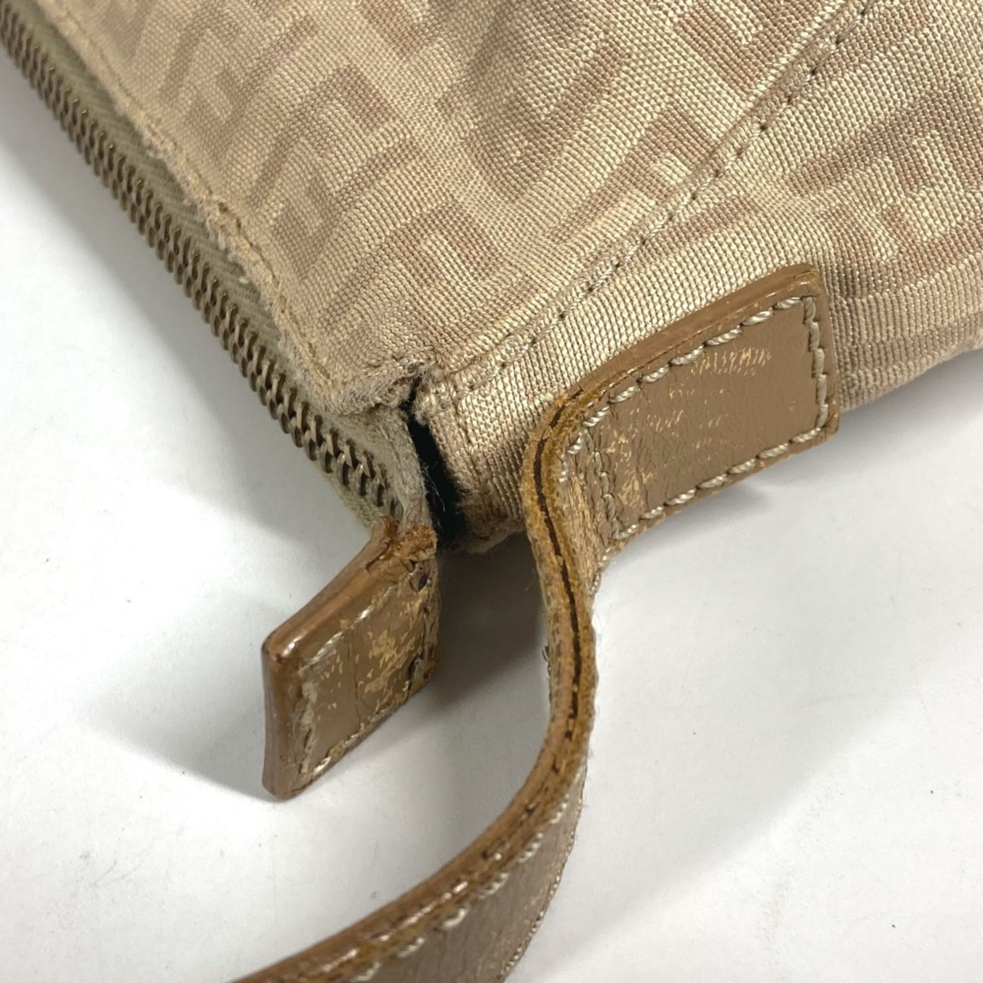 Leather Canvas Shoulder Bag (Pre-Owned) - Fendi - Modalova