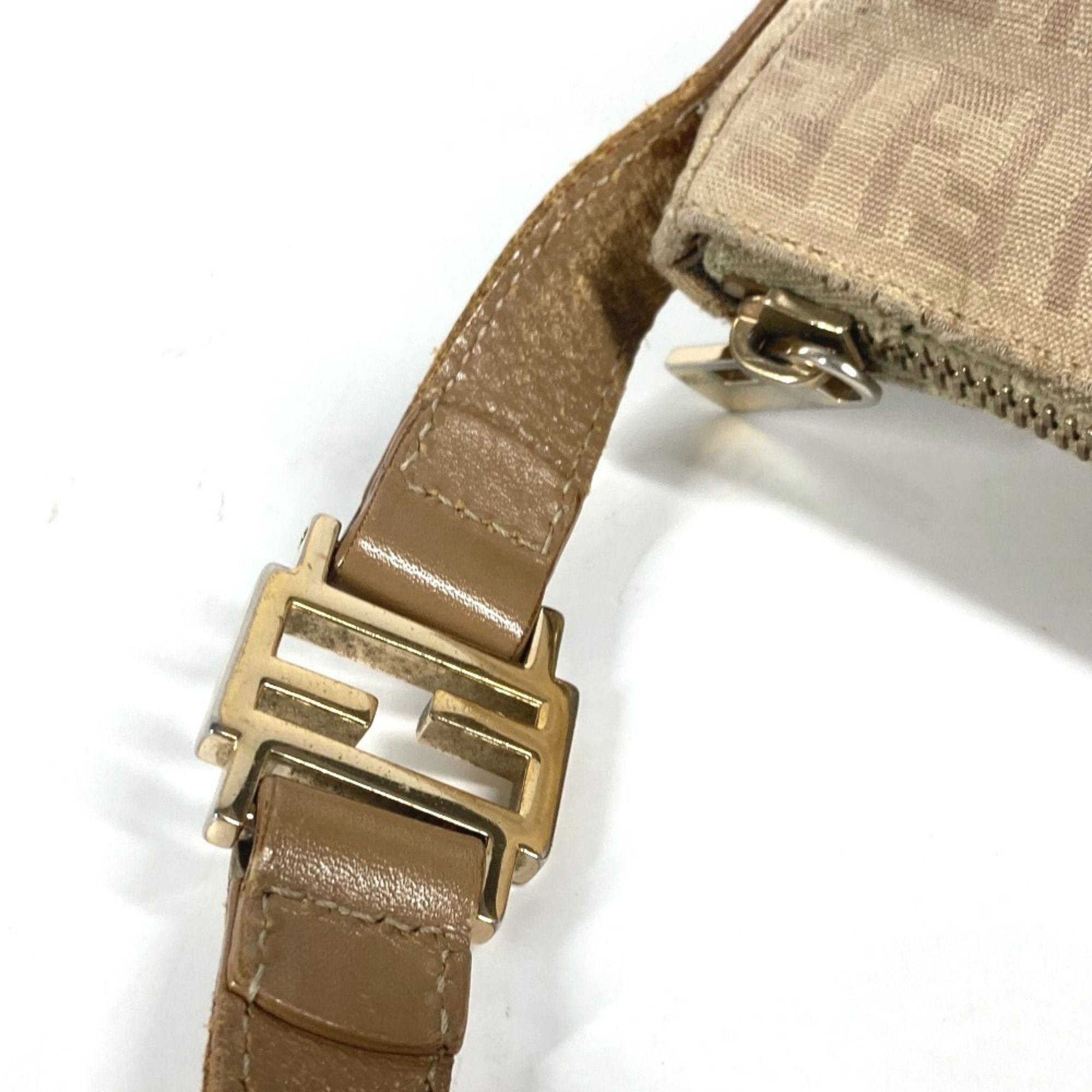 Leather Canvas Shoulder Bag (Pre-Owned) - Fendi - Modalova