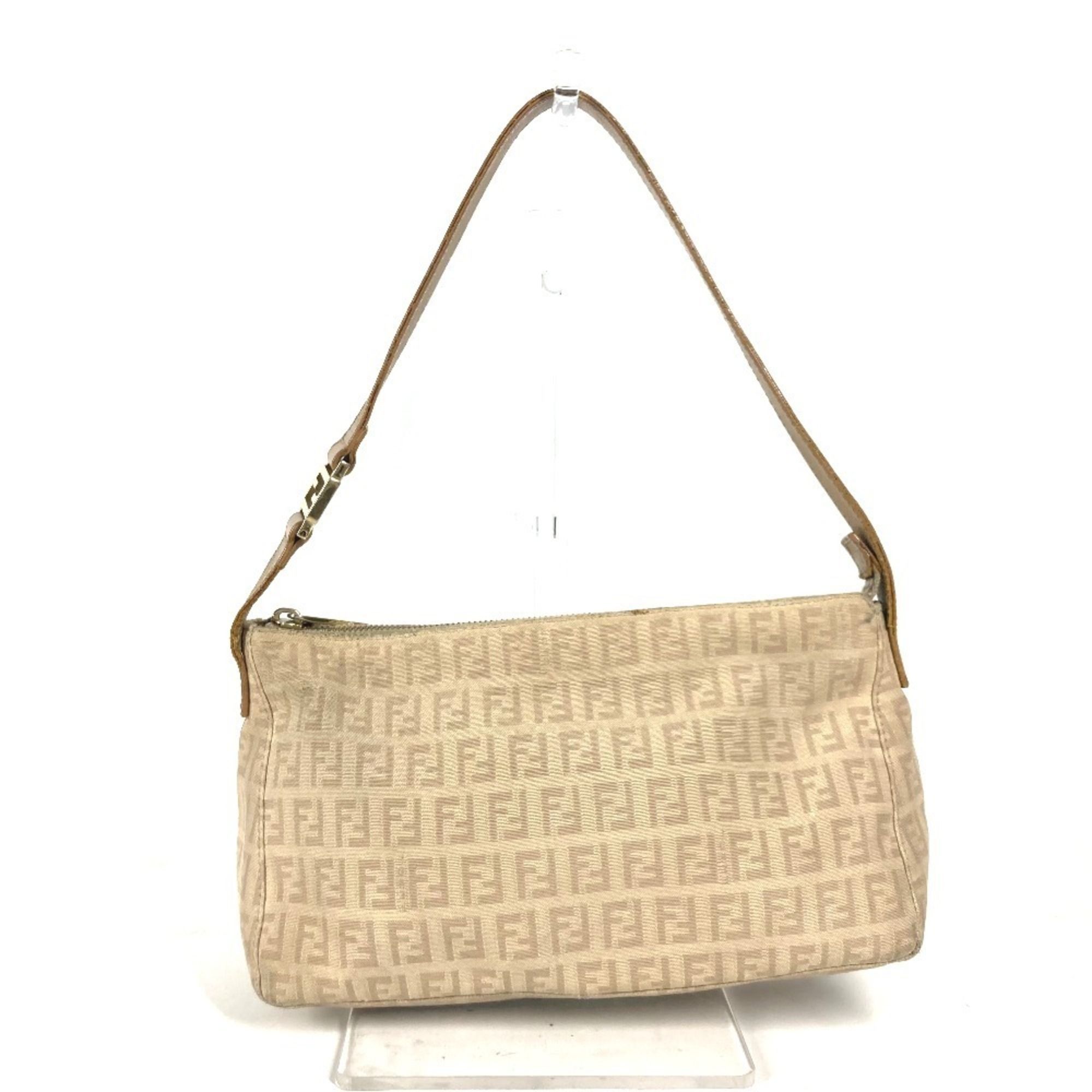 Leather Canvas Shoulder Bag (Pre-Owned) - Fendi - Modalova