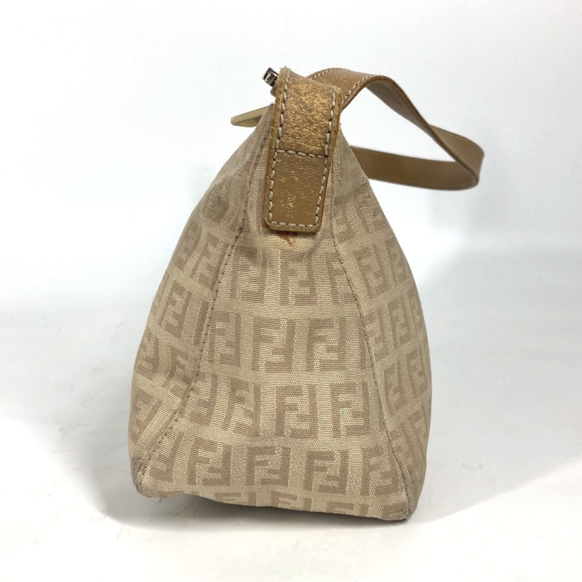 Leather Canvas Shoulder Bag (Pre-Owned) - Fendi - Modalova