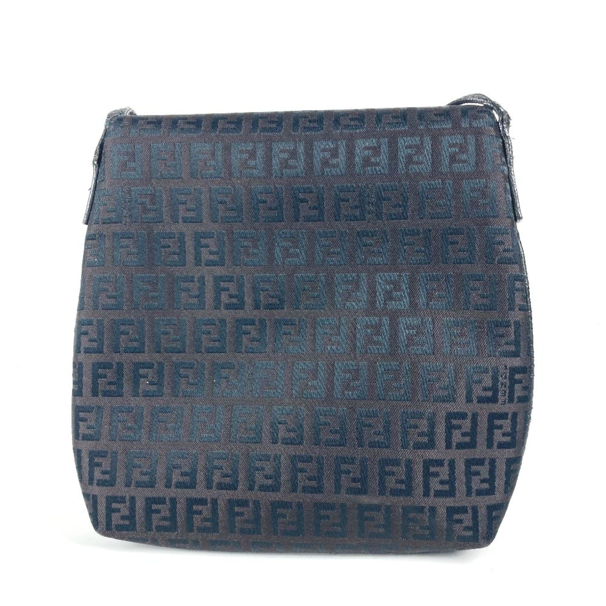 Canvas Leather Pochette Shoulder Bag (Pre-Owned) - Fendi - Modalova