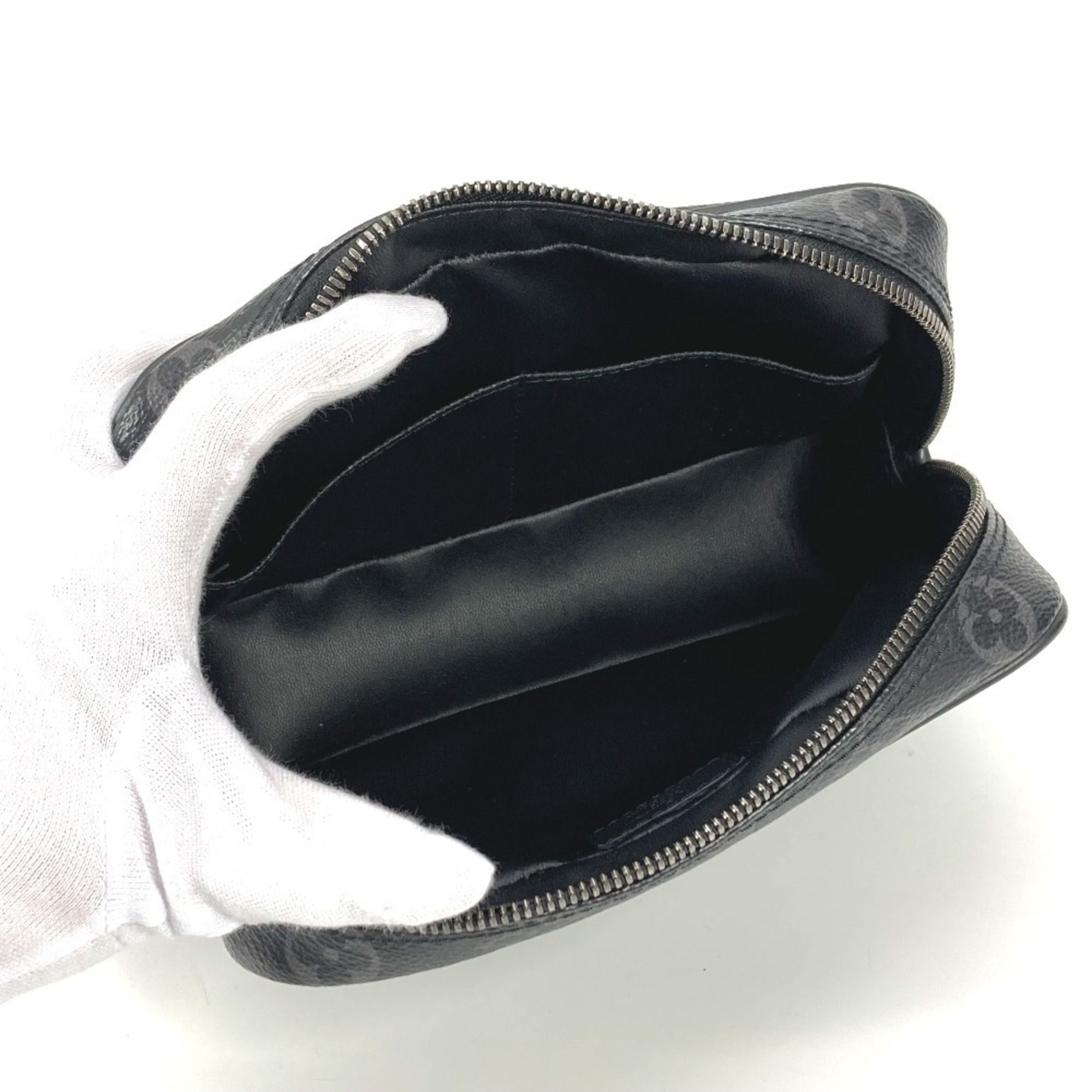 Monogram Eclipse Canvas Clutch Bag Pouch (Pre-Owned) - Louis Vuitton - Modalova