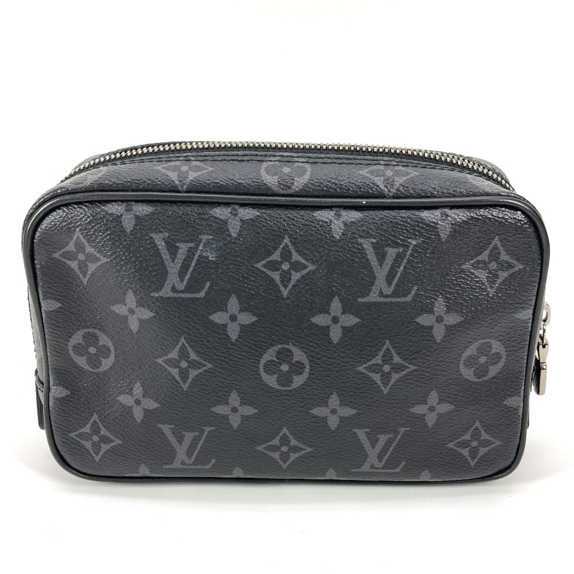 Monogram Eclipse Canvas Clutch Bag Pouch (Pre-Owned) - Louis Vuitton - Modalova
