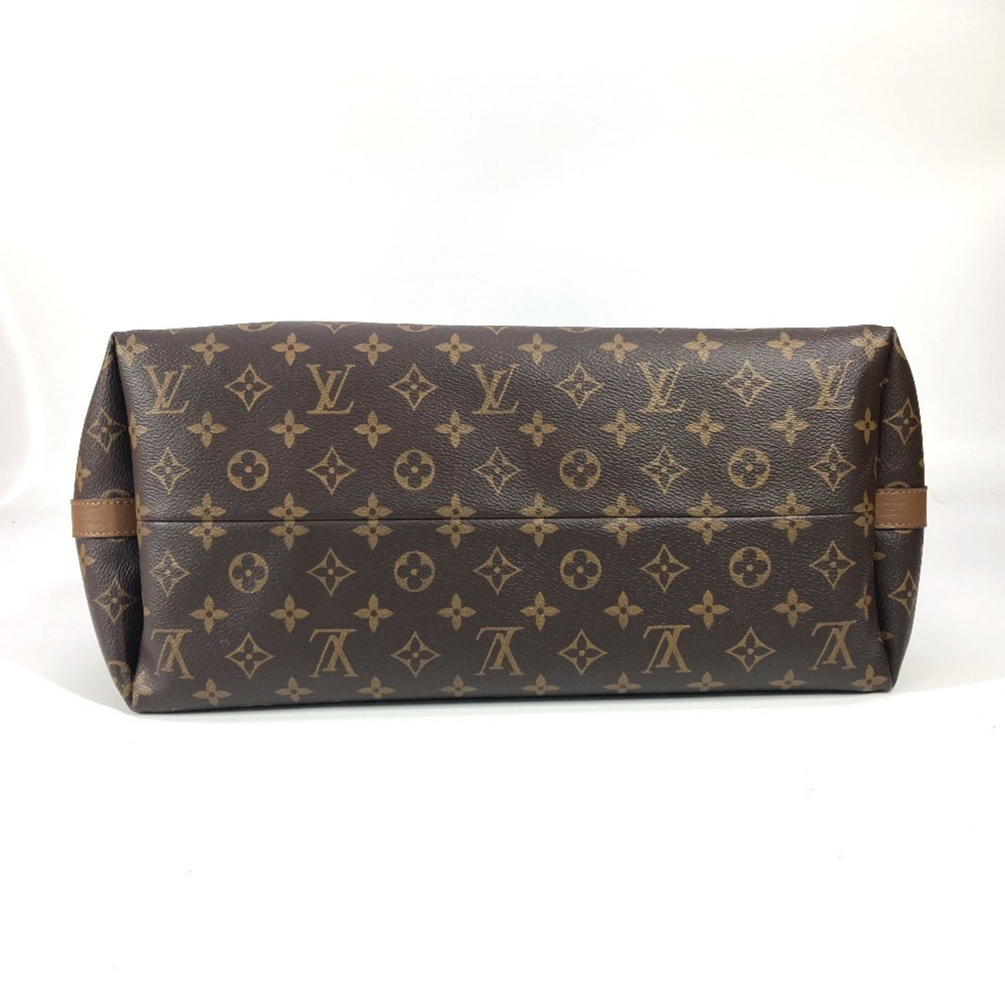 Monogram Canvas Leather Shoulder Bag Tote Bag (Pre-Owned) - Louis Vuitton - Modalova