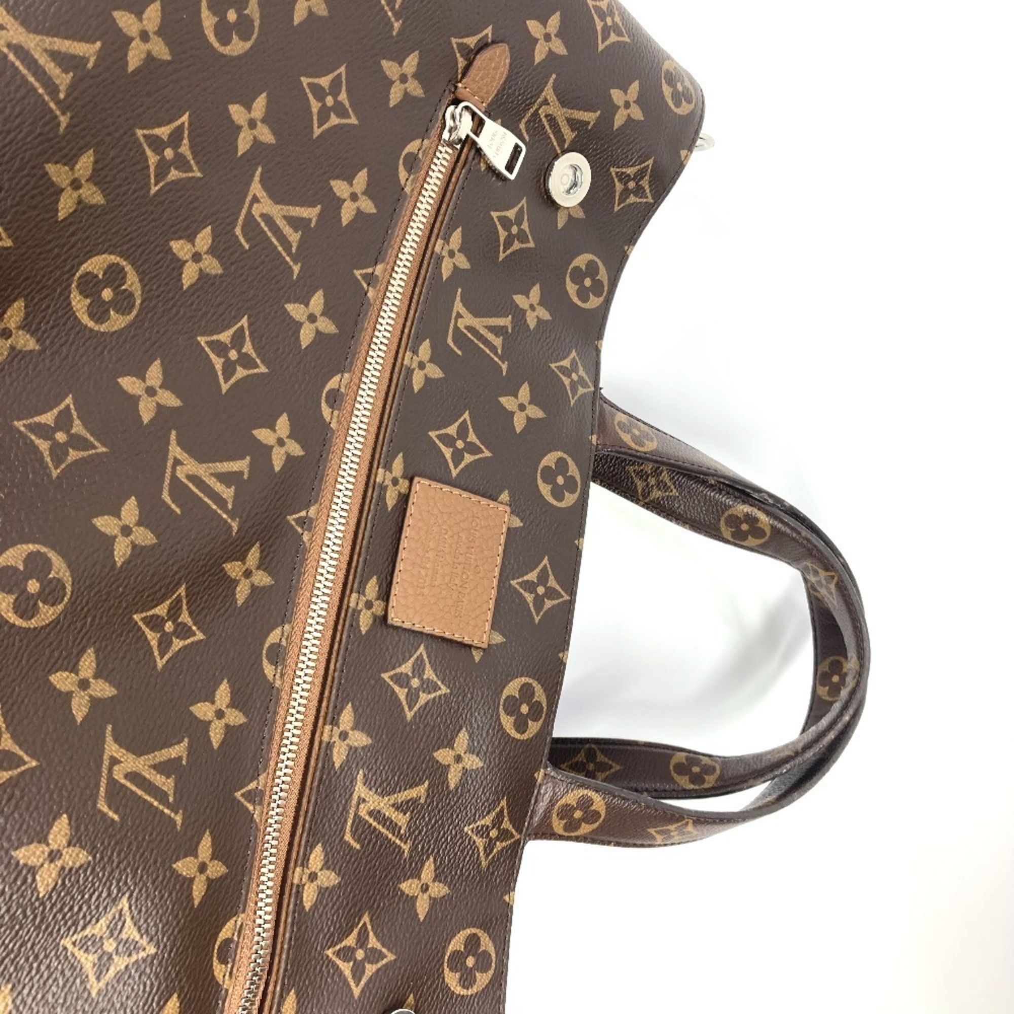 Monogram Canvas Leather Shoulder Bag Tote Bag (Pre-Owned) - Louis Vuitton - Modalova
