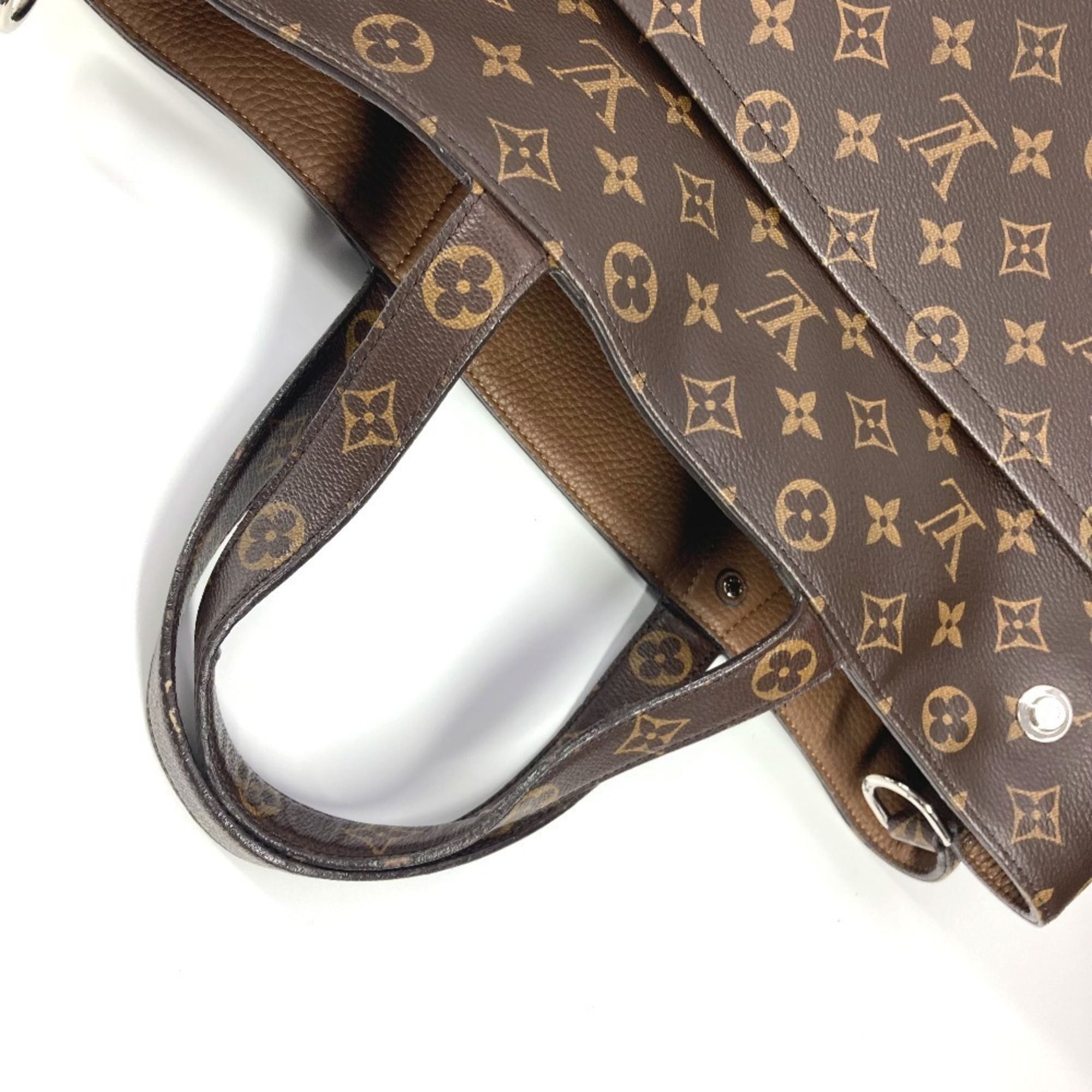 Monogram Canvas Leather Shoulder Bag Tote Bag (Pre-Owned) - Louis Vuitton - Modalova