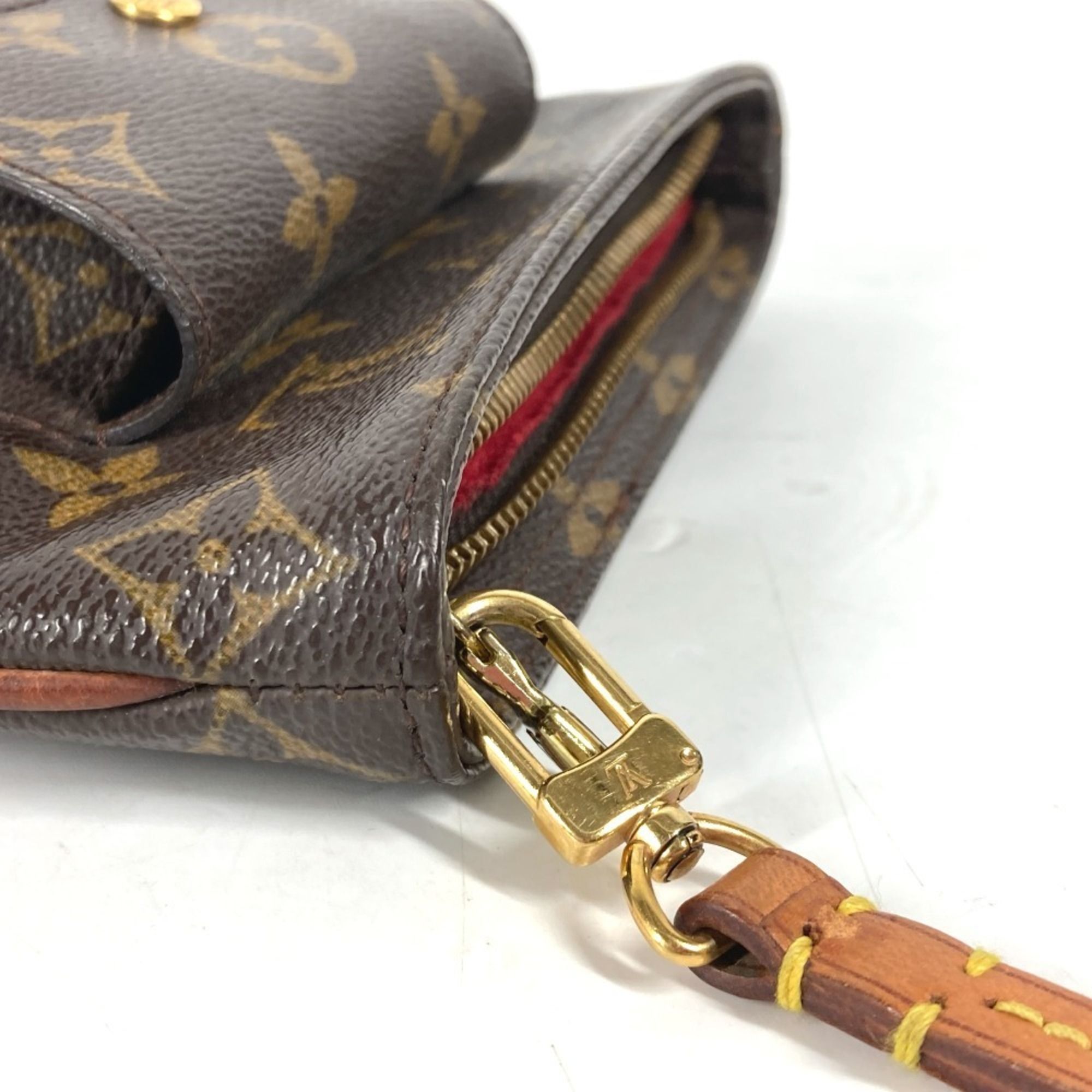Monogram Canvas Clutch Bag Pouch (Pre-Owned) - Louis Vuitton - Modalova