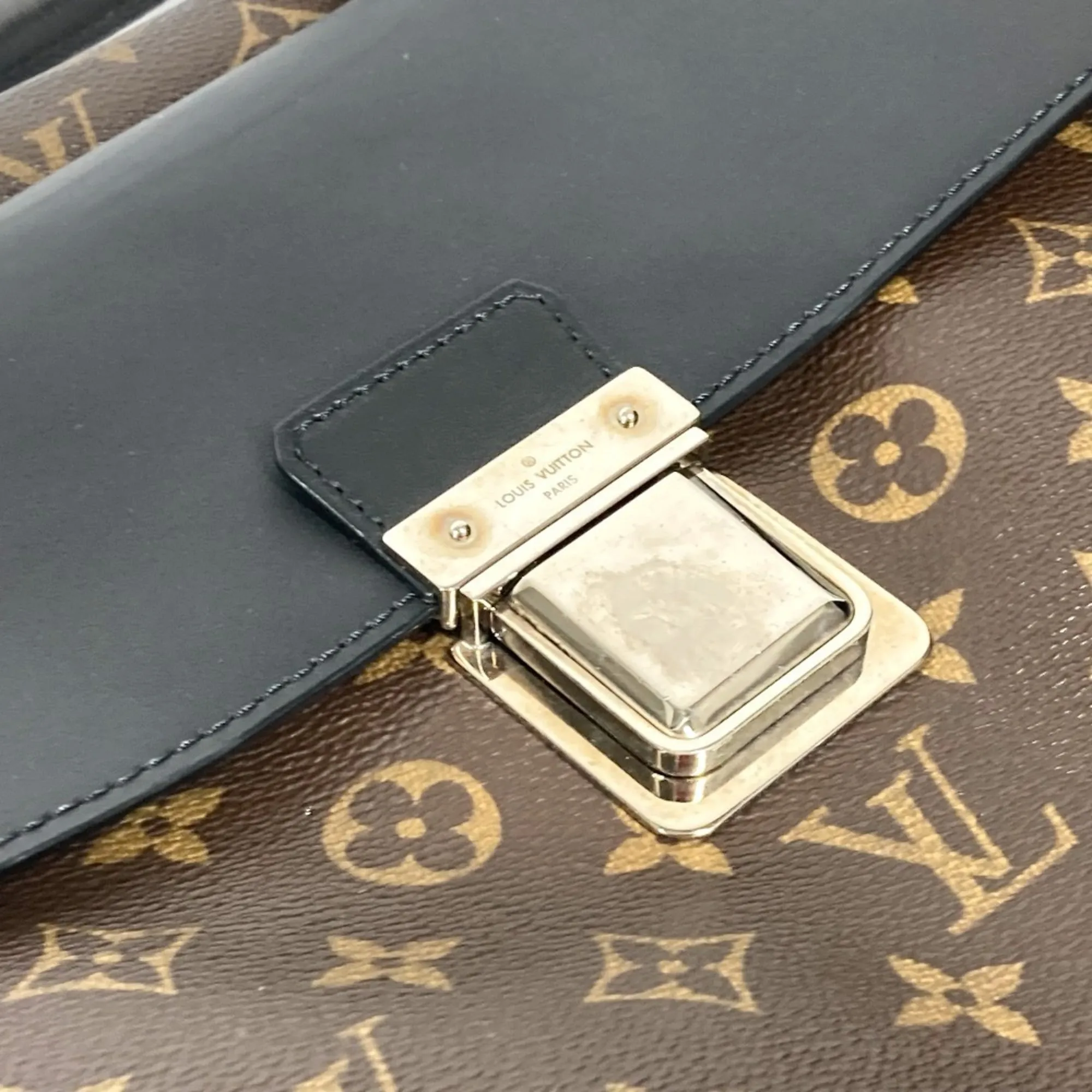 Monogram Canvas Briefcase Shoulder Bag (Pre-Owned) - Louis Vuitton - Modalova