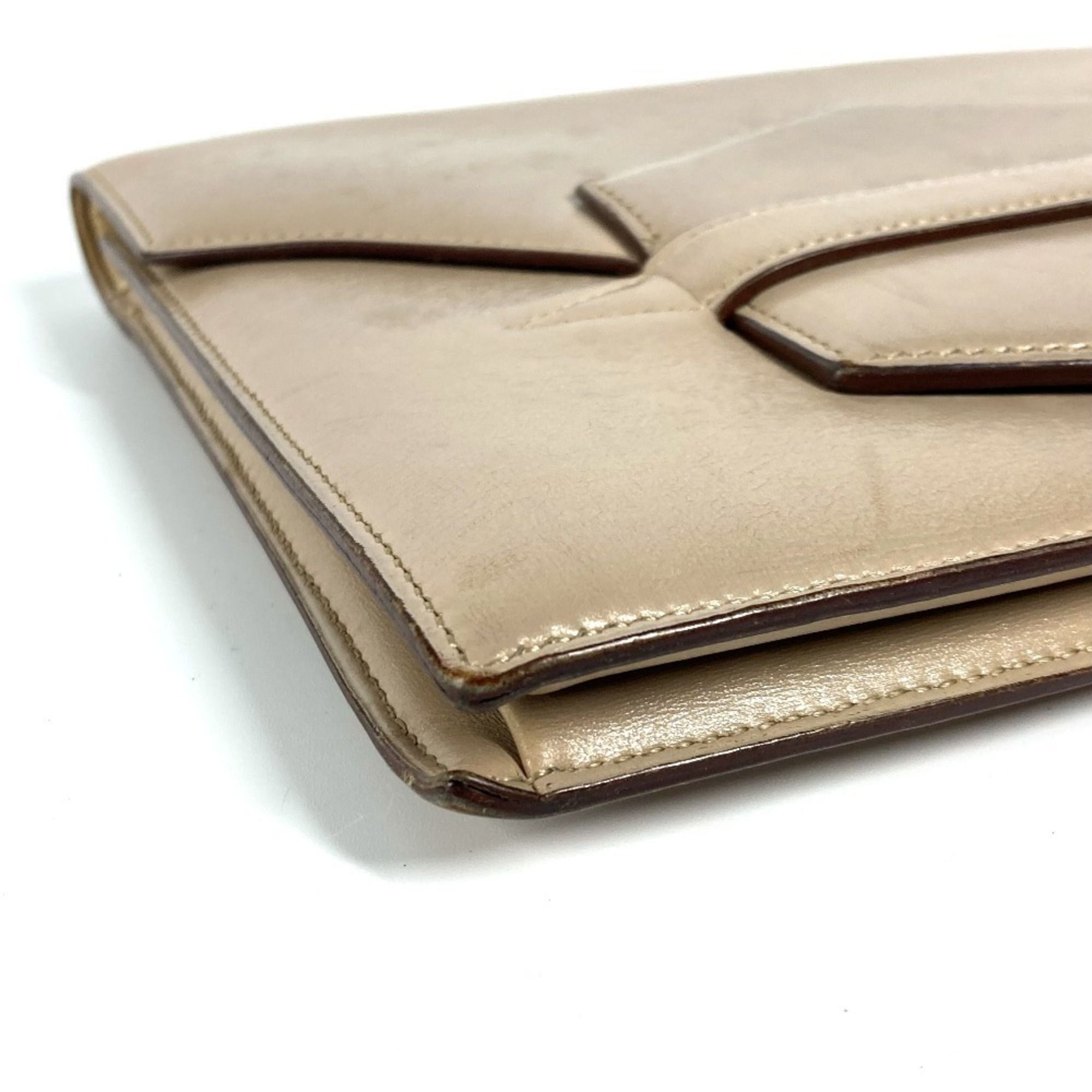 Leather Clutch Bag (Pre-Owned) - Hermes - Modalova