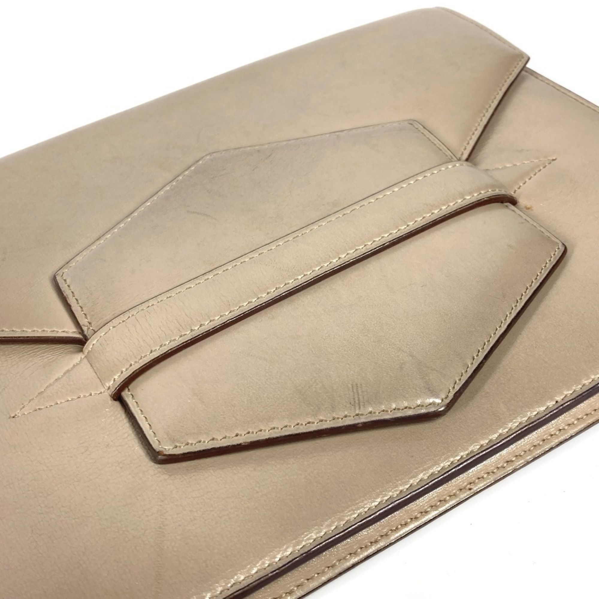 Leather Clutch Bag (Pre-Owned) - Hermes - Modalova