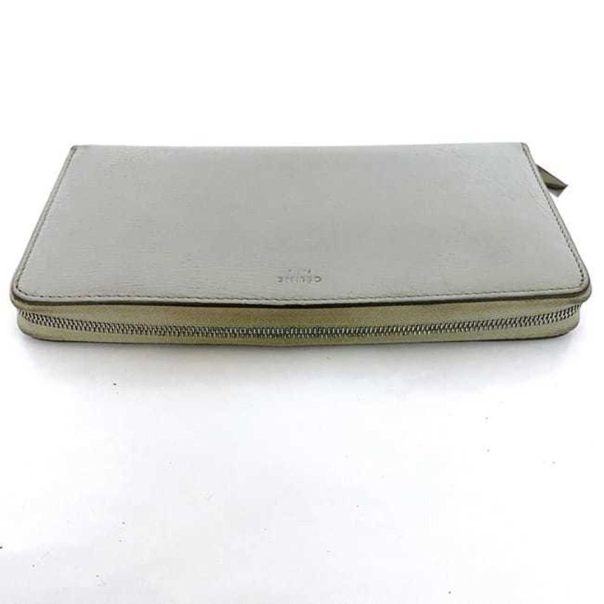 Leather Long Wallet (Bi-Fold) (Pre-Owned) - Celine - Modalova