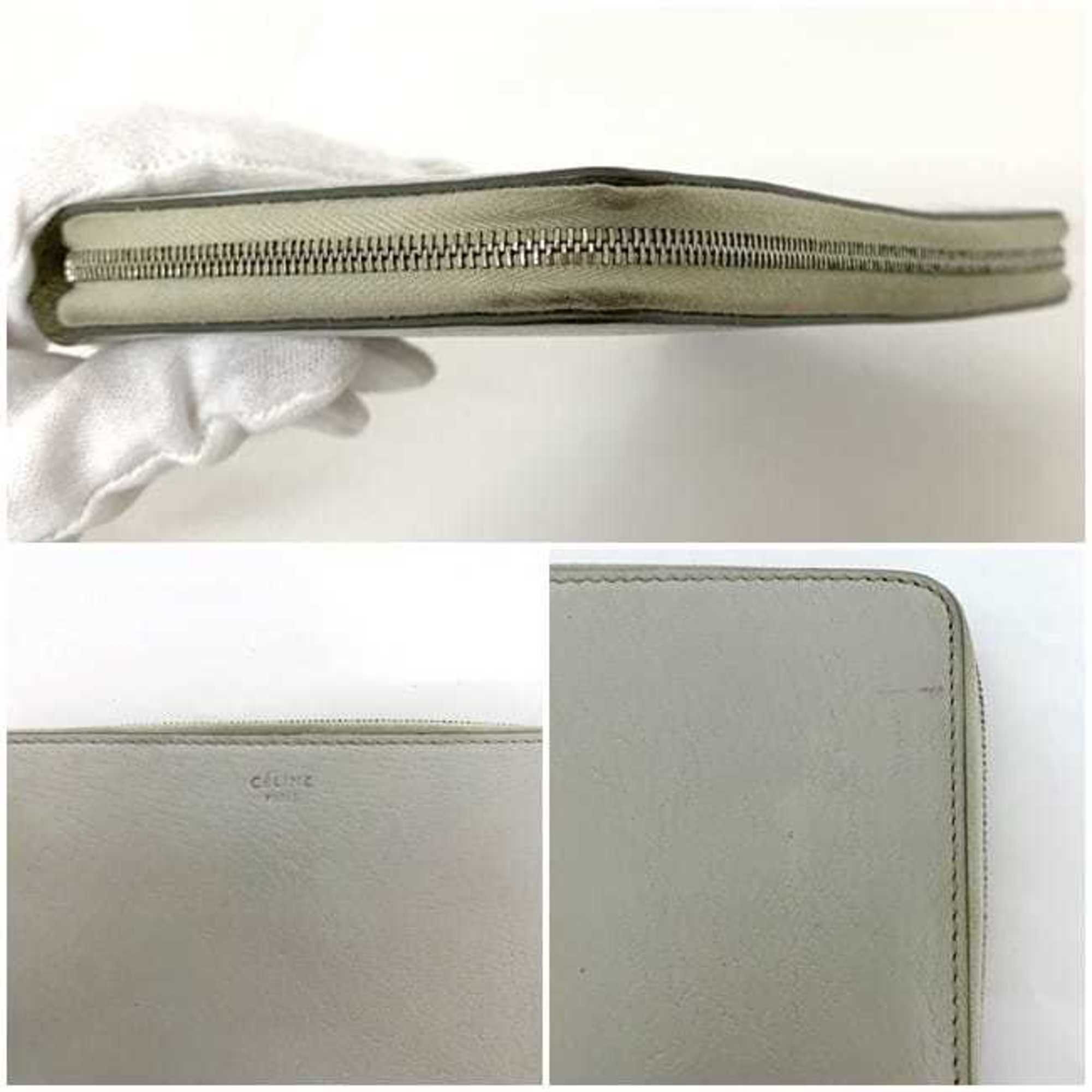 Leather Long Wallet (Bi-Fold) (Pre-Owned) - Celine - Modalova
