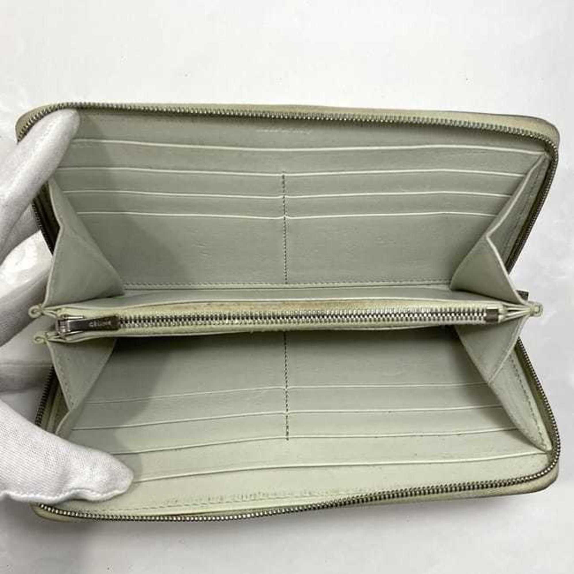 Leather Long Wallet (Bi-Fold) (Pre-Owned) - Celine - Modalova