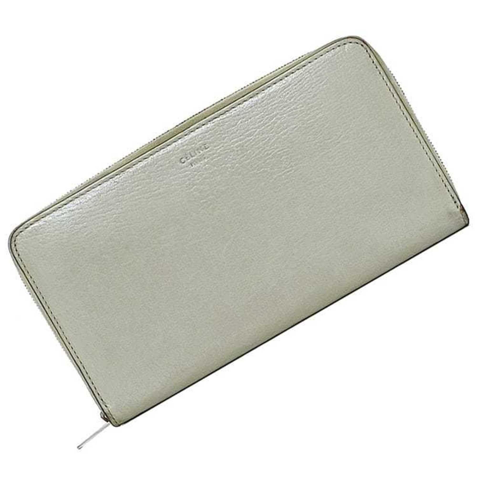 Leather Long Wallet (Bi-Fold) (Pre-Owned) - Celine - Modalova