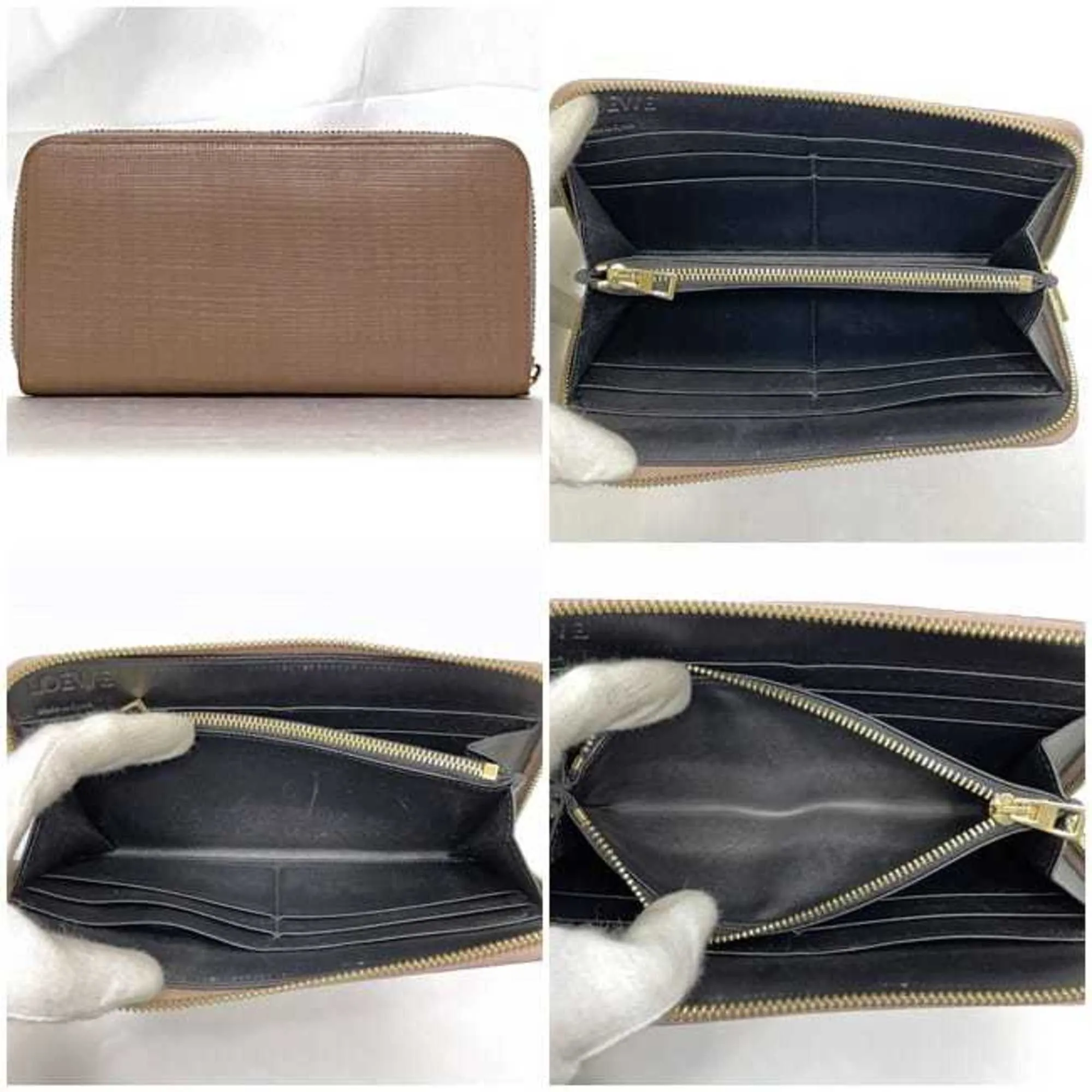 Linen Long Wallet (Bi-Fold) (Pre-Owned) - Loewe - Modalova