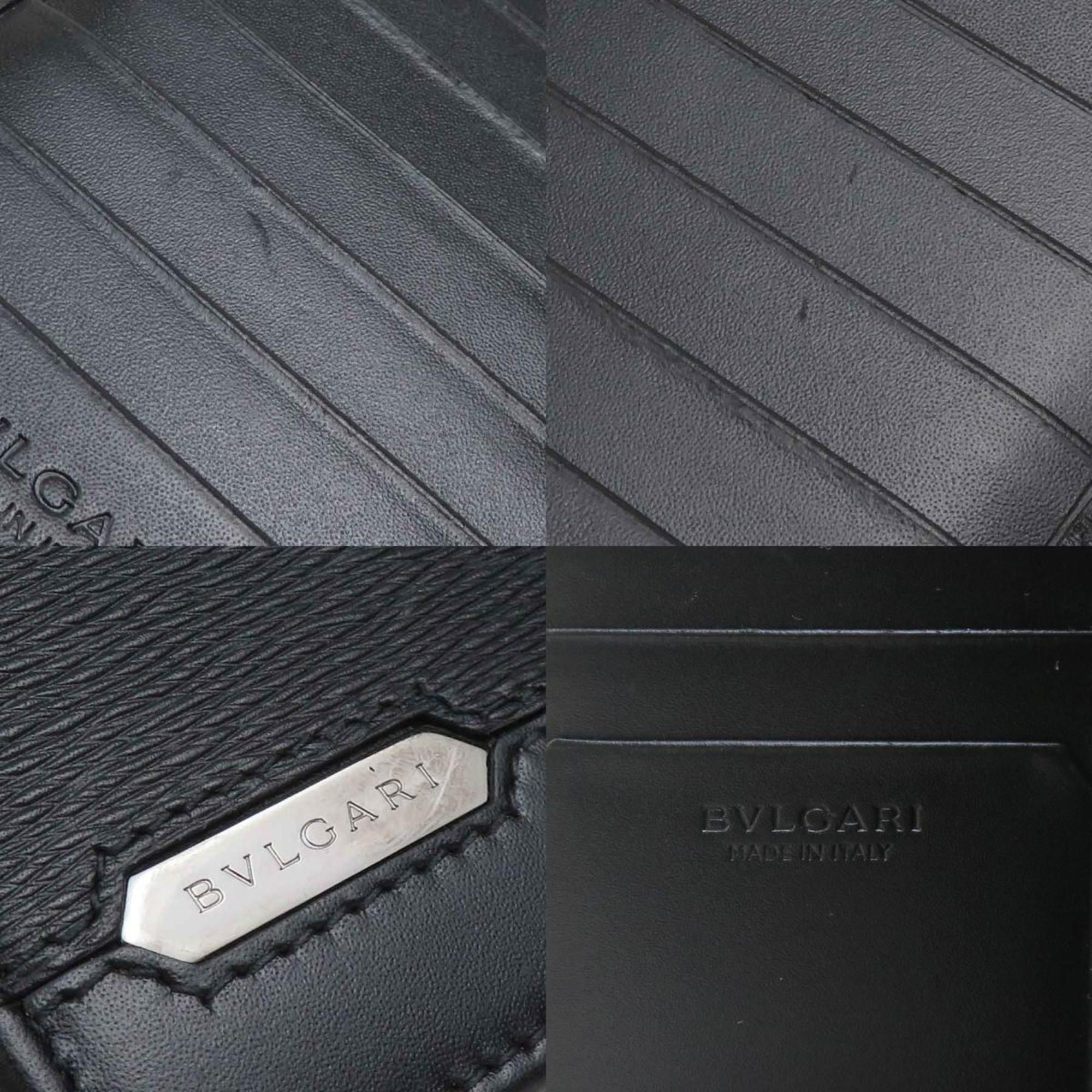 Leather Long Bill Wallet (Bi-Fold) (Pre-Owned) - Bvlgari - Modalova