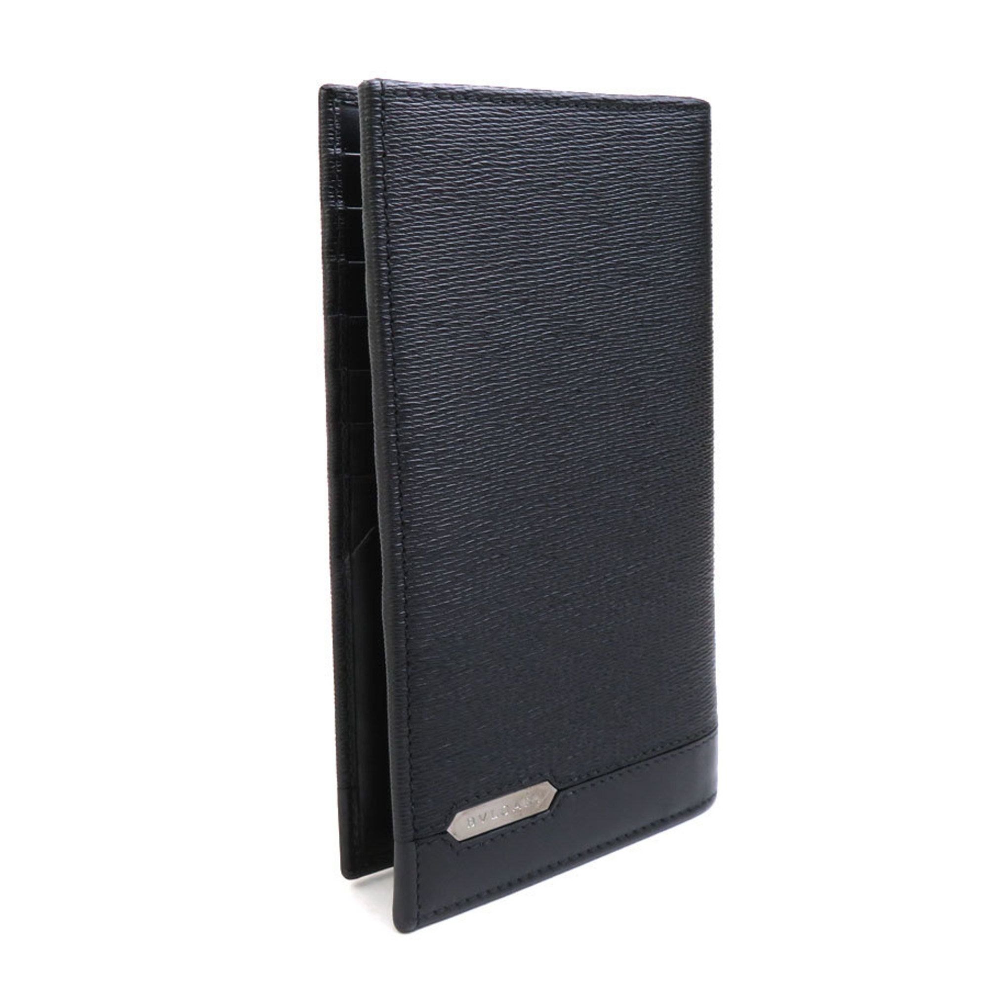 Leather Long Bill Wallet (Bi-Fold) (Pre-Owned) - Bvlgari - Modalova