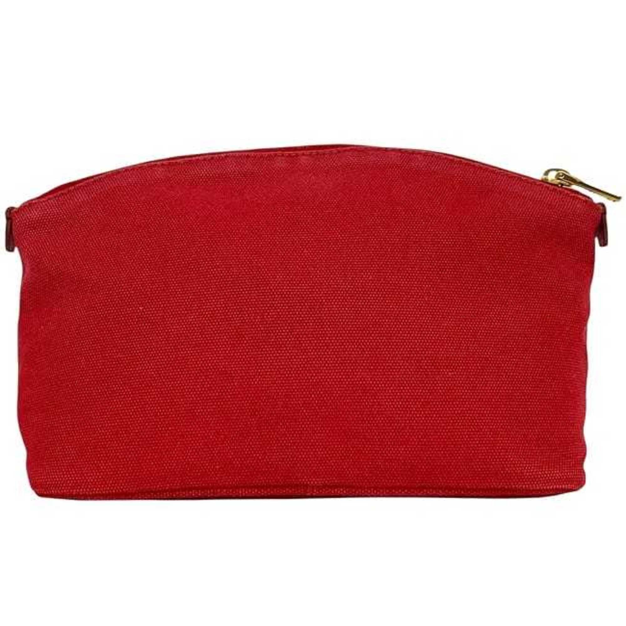 Canvas Leather Pouch (Pre-Owned) - Prada - Modalova