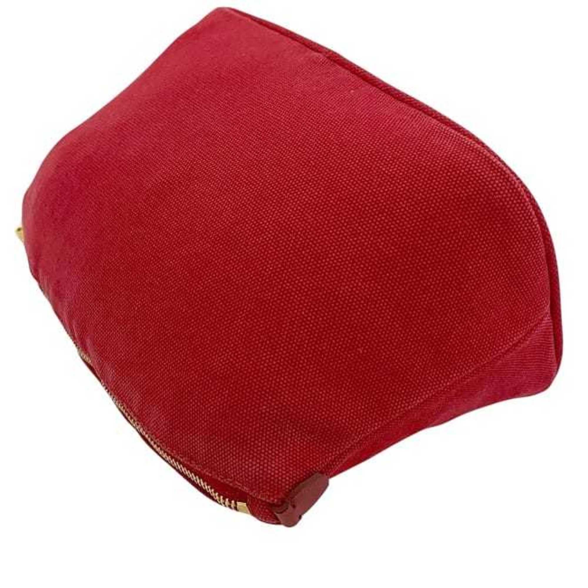 Canvas Leather Pouch (Pre-Owned) - Prada - Modalova