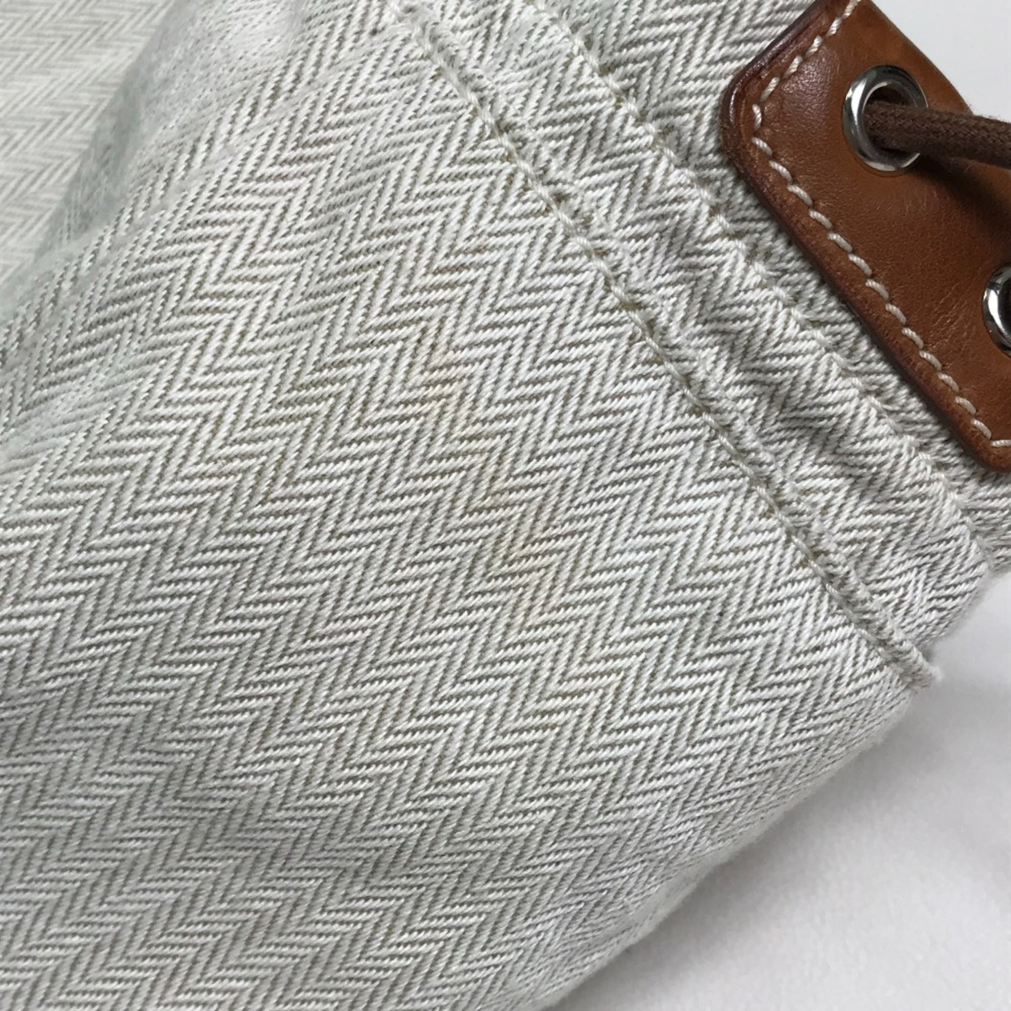 Toile Chevron Pouch (Pre-Owned) - Hermes - Modalova