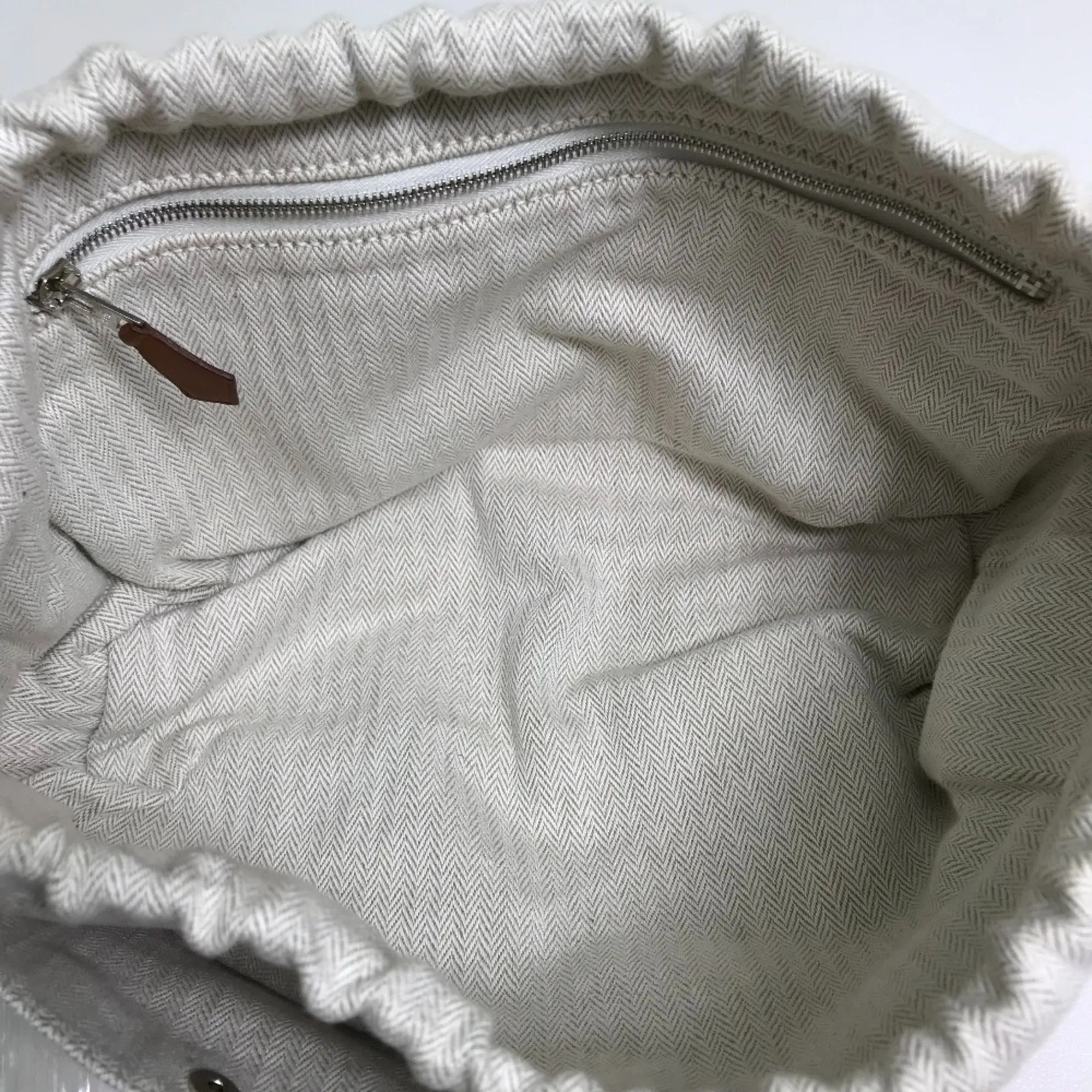 Toile Chevron Pouch (Pre-Owned) - Hermes - Modalova
