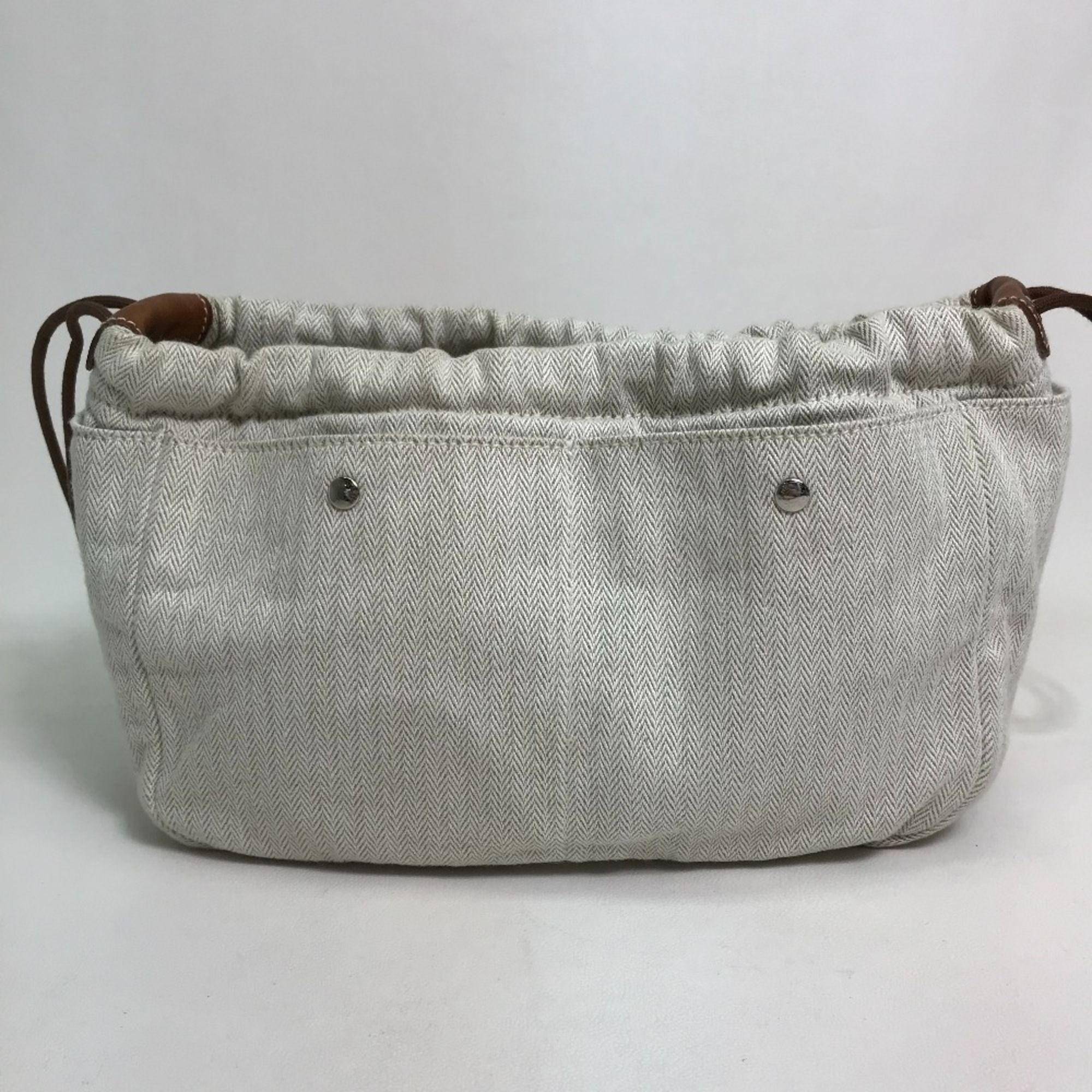 Toile Chevron Pouch (Pre-Owned) - Hermes - Modalova