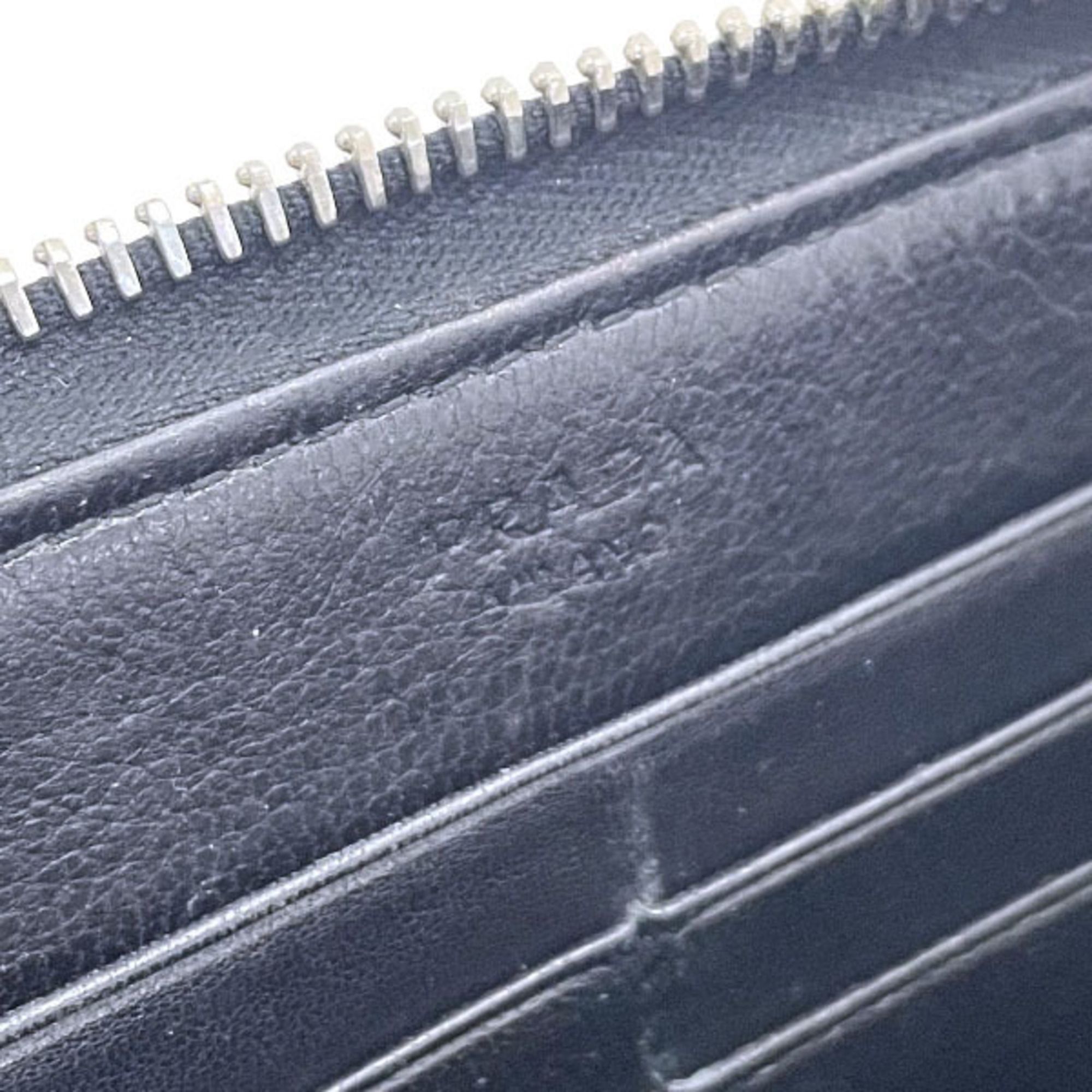 Nylon Leather Long Wallet (Bi-Fold) (Pre-Owned) - Prada - Modalova