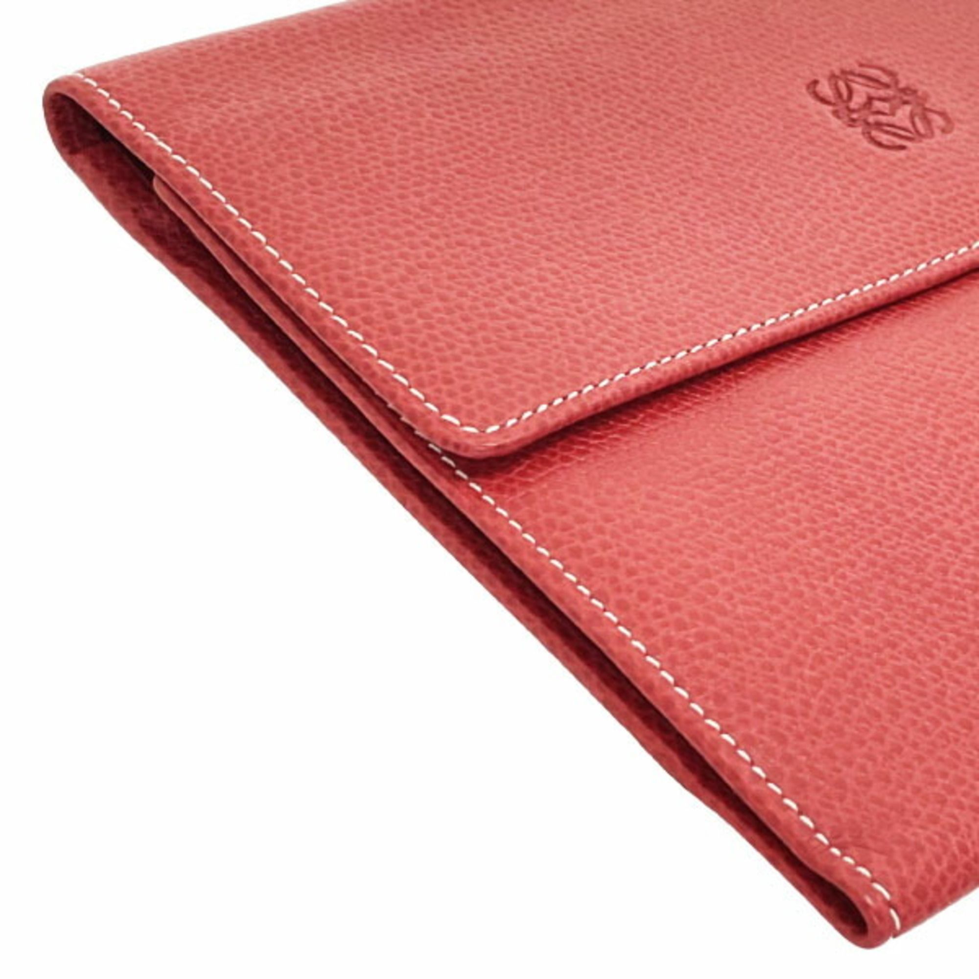 Leather Long Wallet (Tri-Fold) (Pre-Owned) - Loewe - Modalova