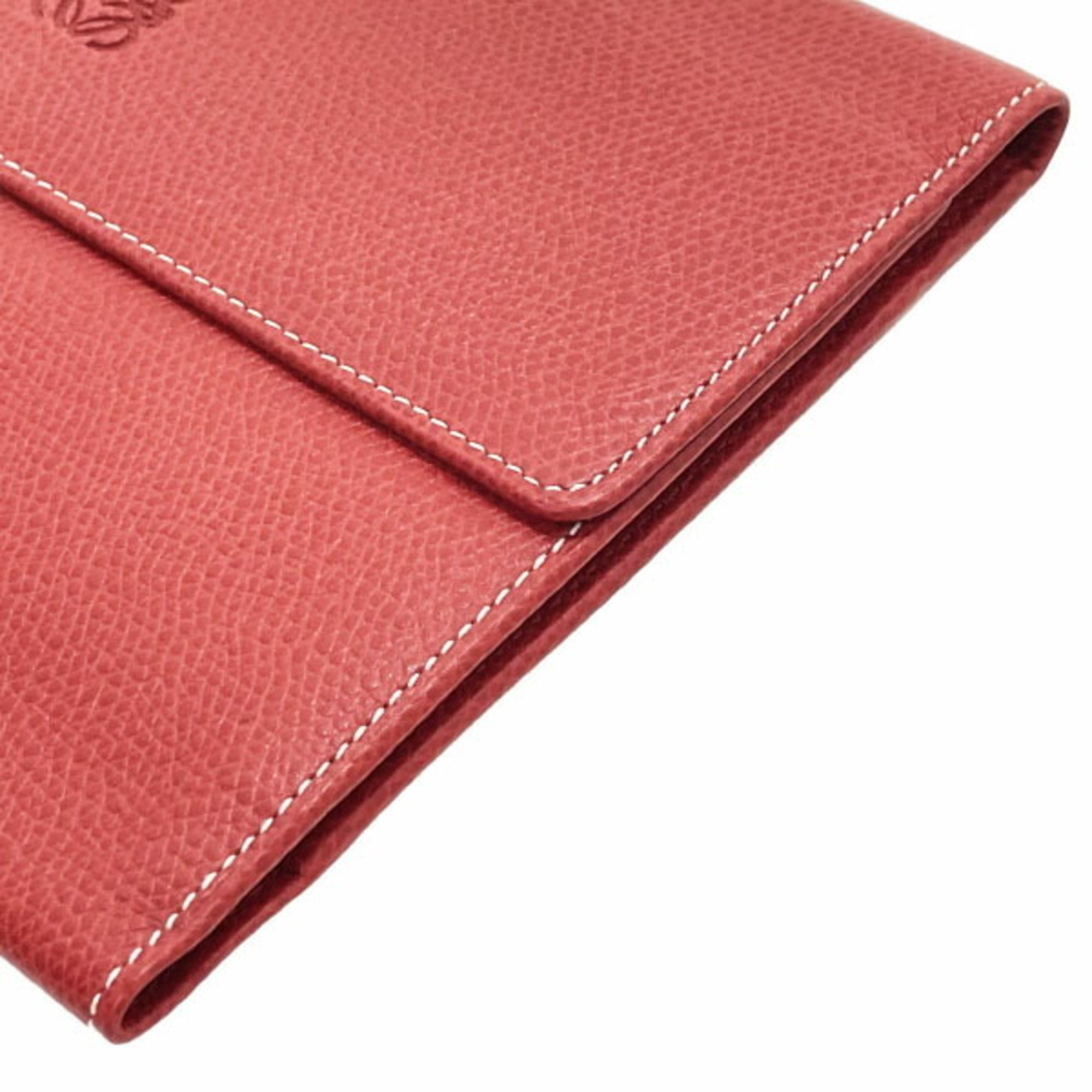Leather Long Wallet (Tri-Fold) (Pre-Owned) - Loewe - Modalova